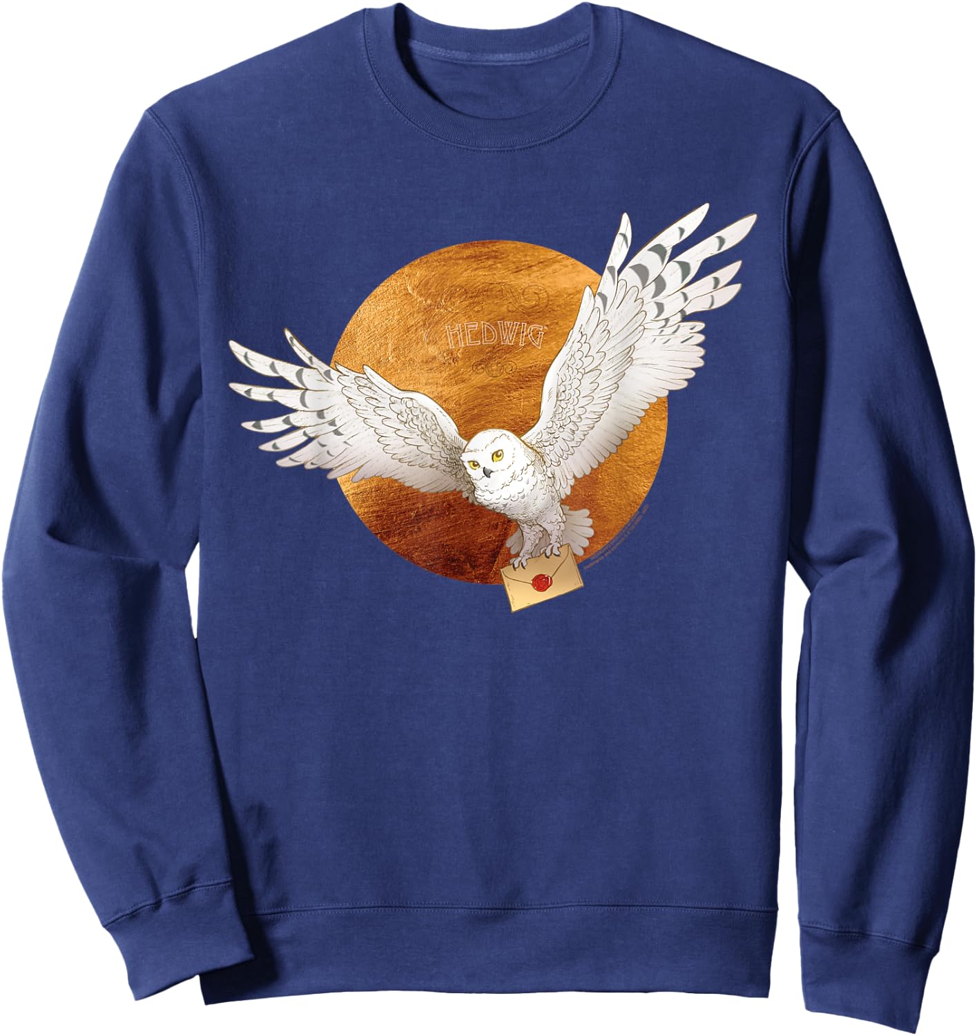 Harry Potter Hedwig Moon , black Sweatshirt - Sweatshirt | Navy