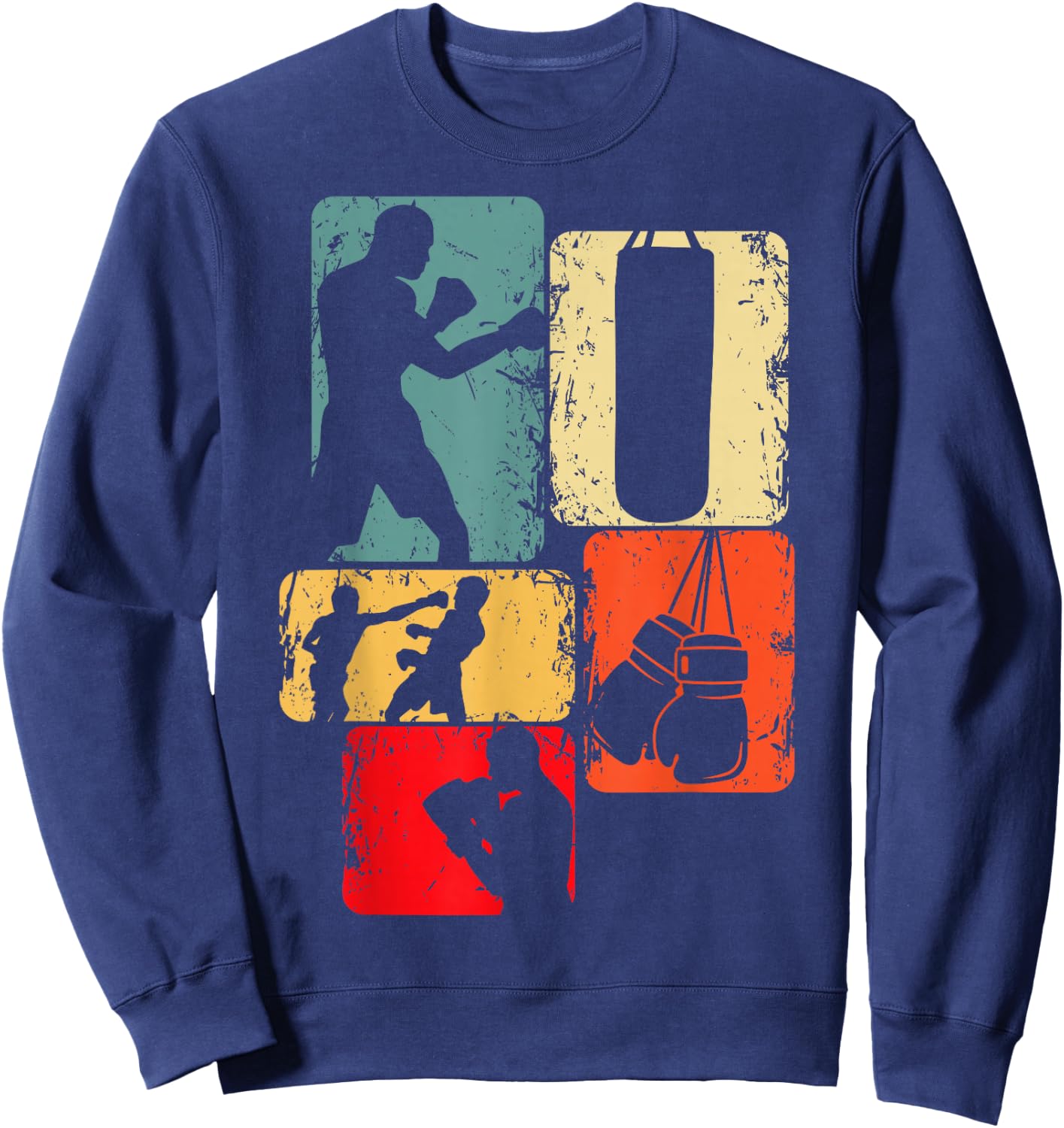 Boxer Boxing Boys' Children's Sweatshirt - Sweatshirt | Navy