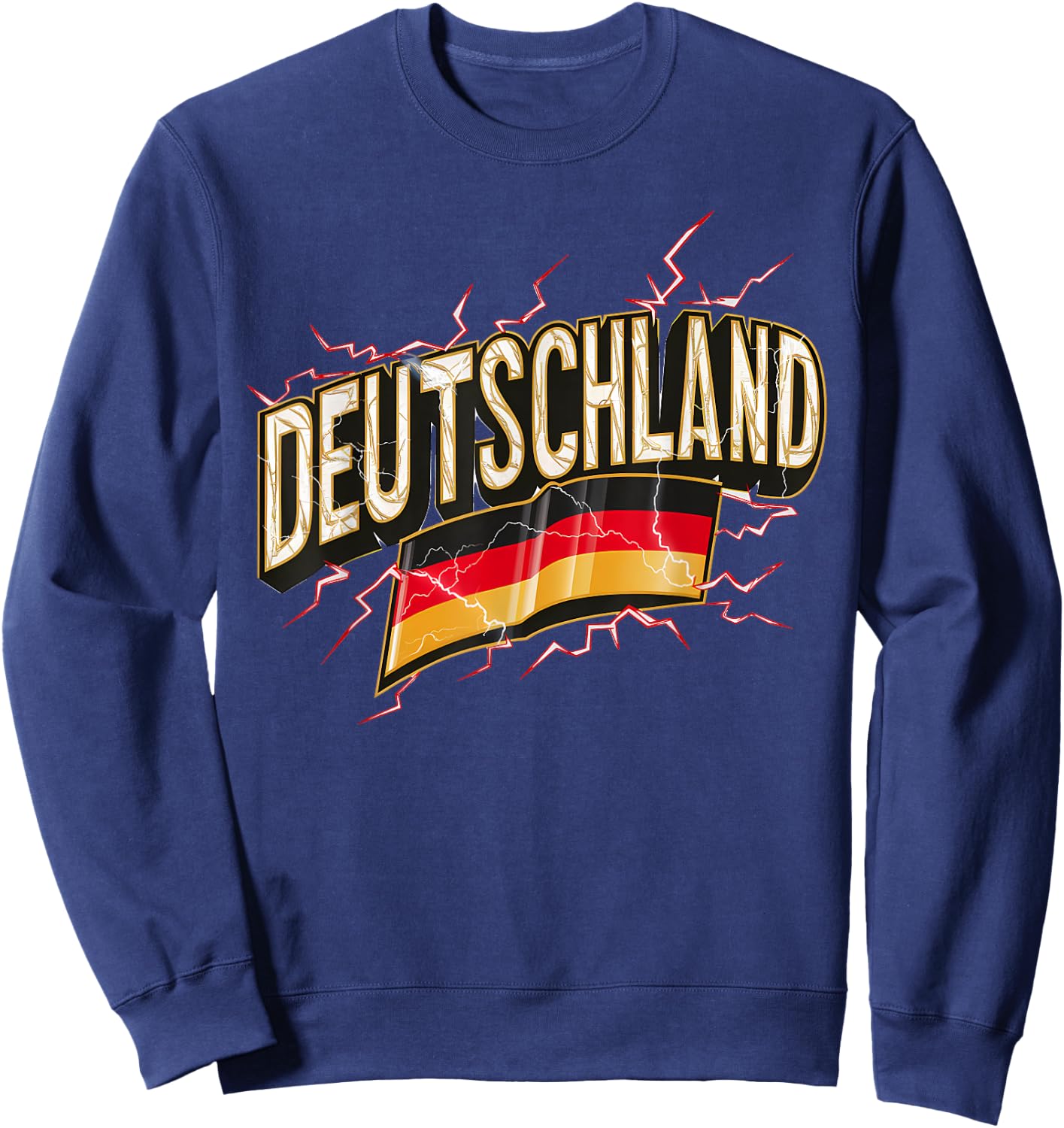 Germany Gift Souvenir German GER Almanya Alemania , black Sweatshirt - Sweatshirt | Navy