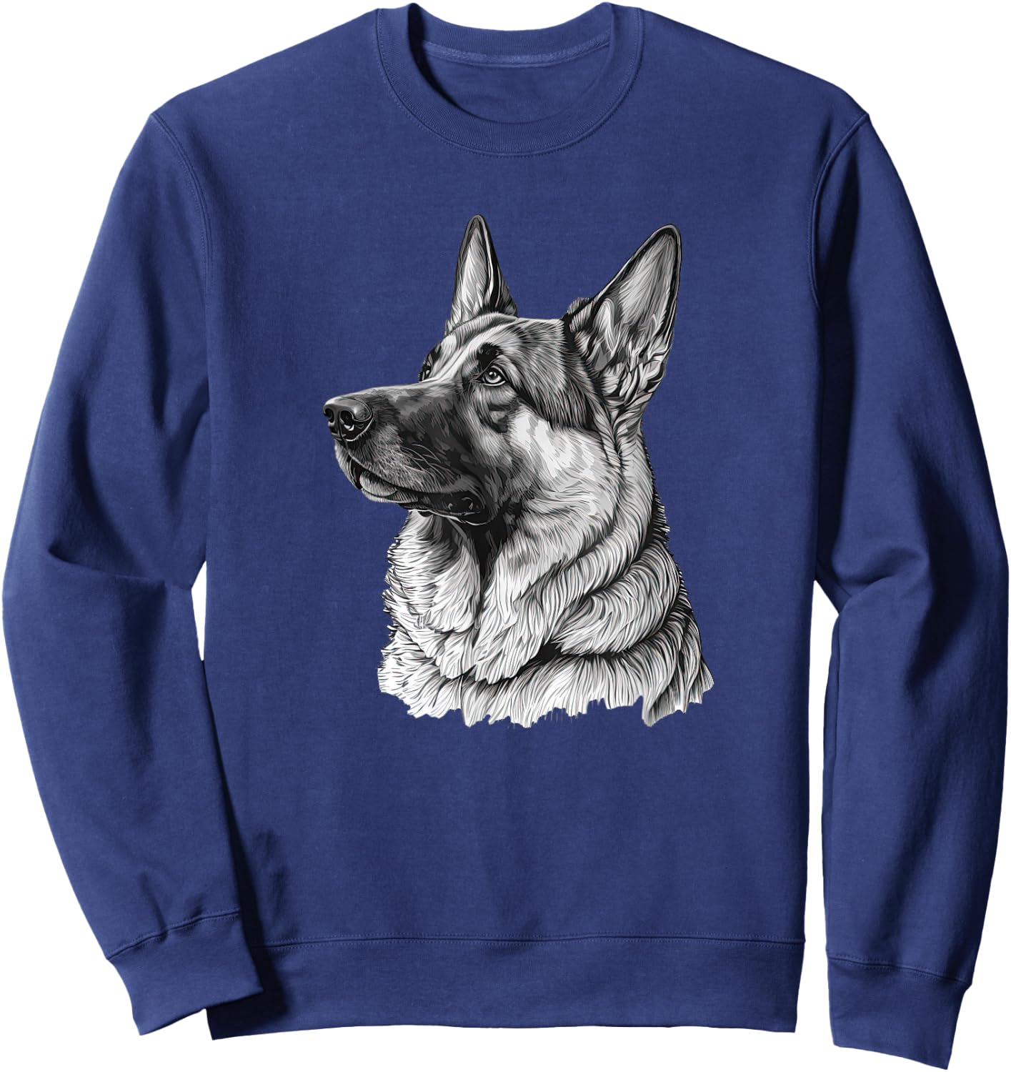 Funny German shepherd Dog Sweatshirt - Sweatshirt | Navy