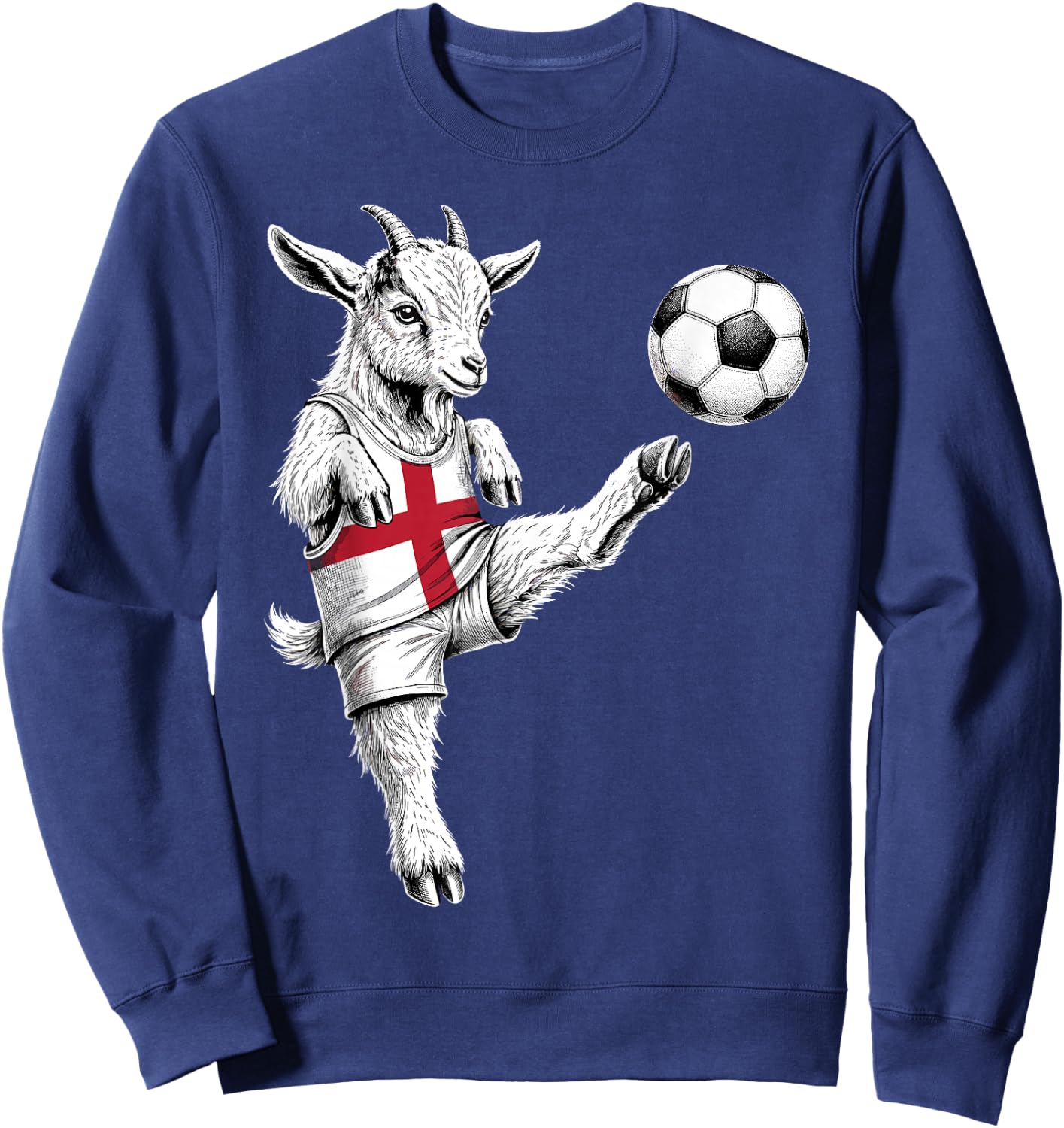English Flag Men Women Kids England Sweatshirt - Sweatshirt | Navy