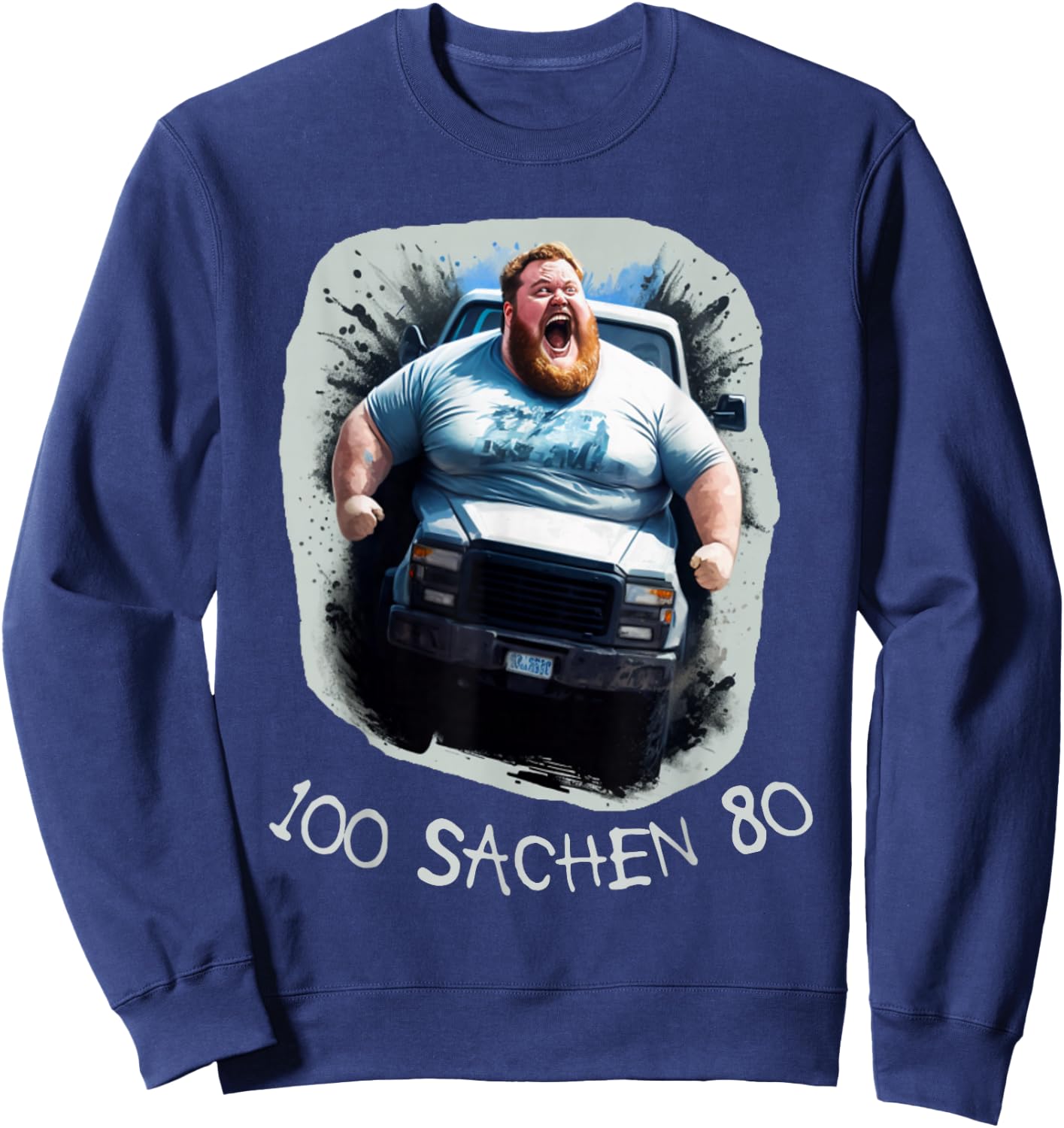Rainer Mit AI Autofahrer Spruch Geschenk Sweatshirt - Sweatshirt | Navy
