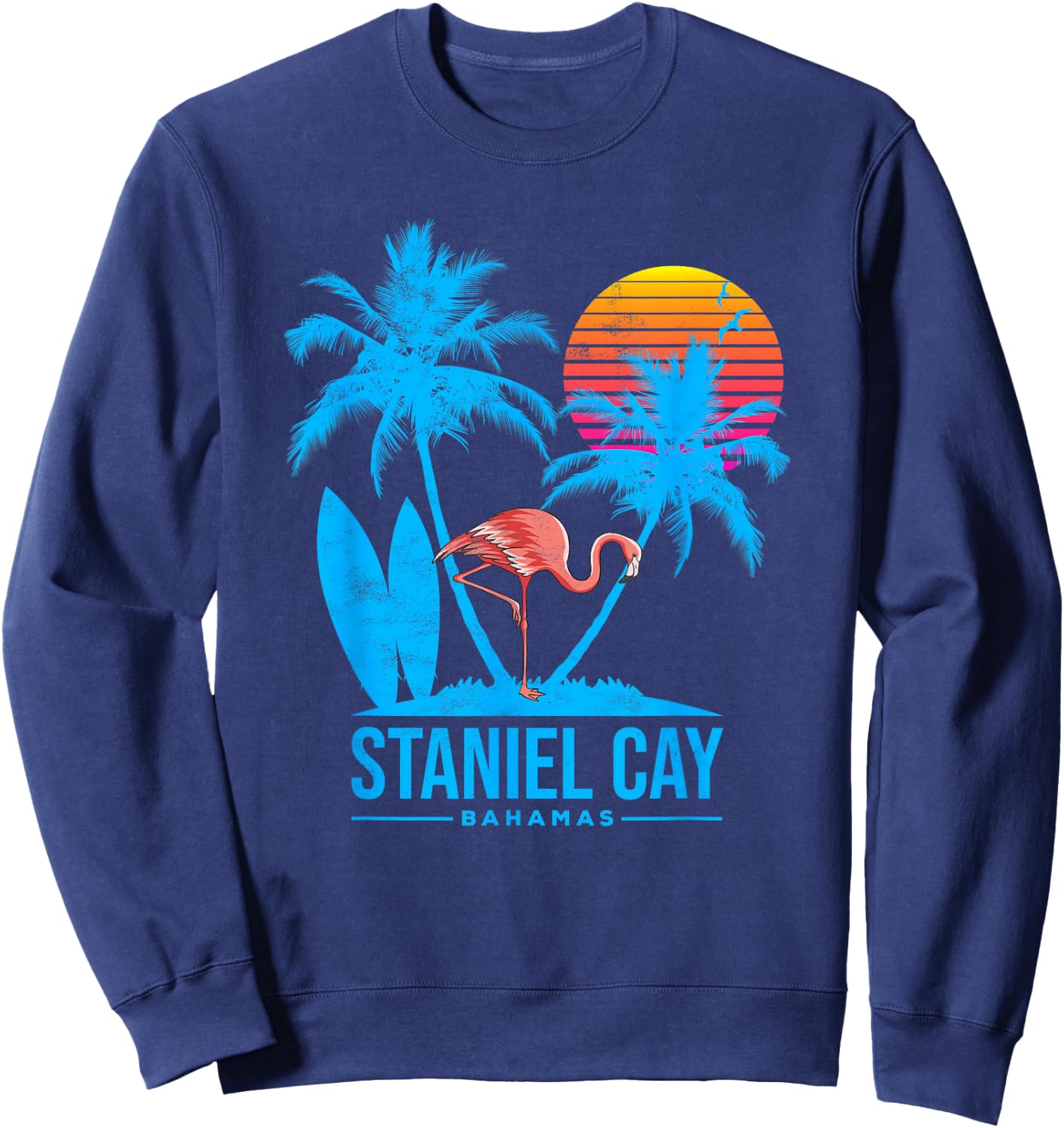 Bahamas, Staniel Cay Sweatshirt - Sweatshirt | Navy