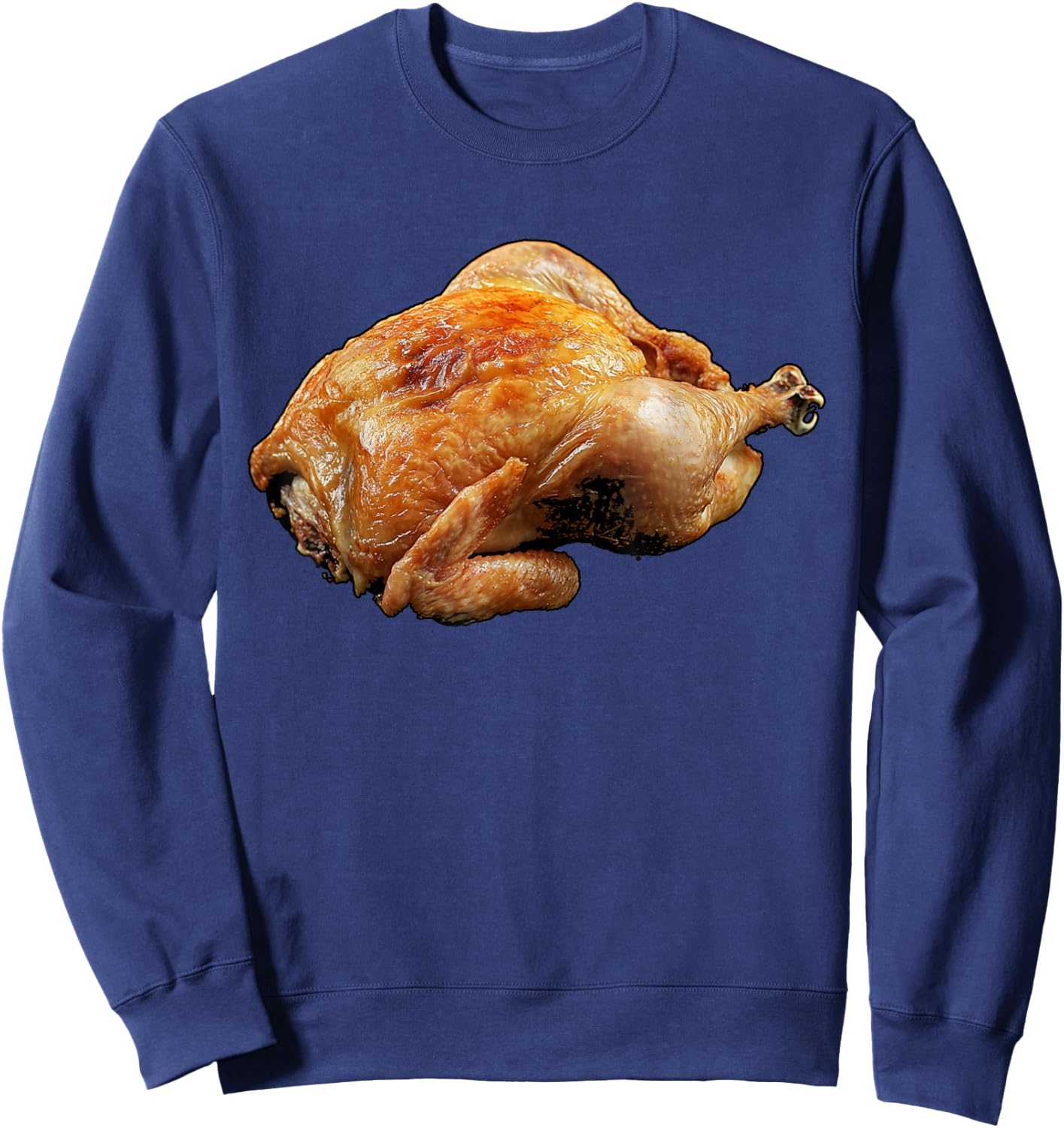 I Love Rotisserie Chicken BBQ Sweatshirt - Sweatshirt | Navy