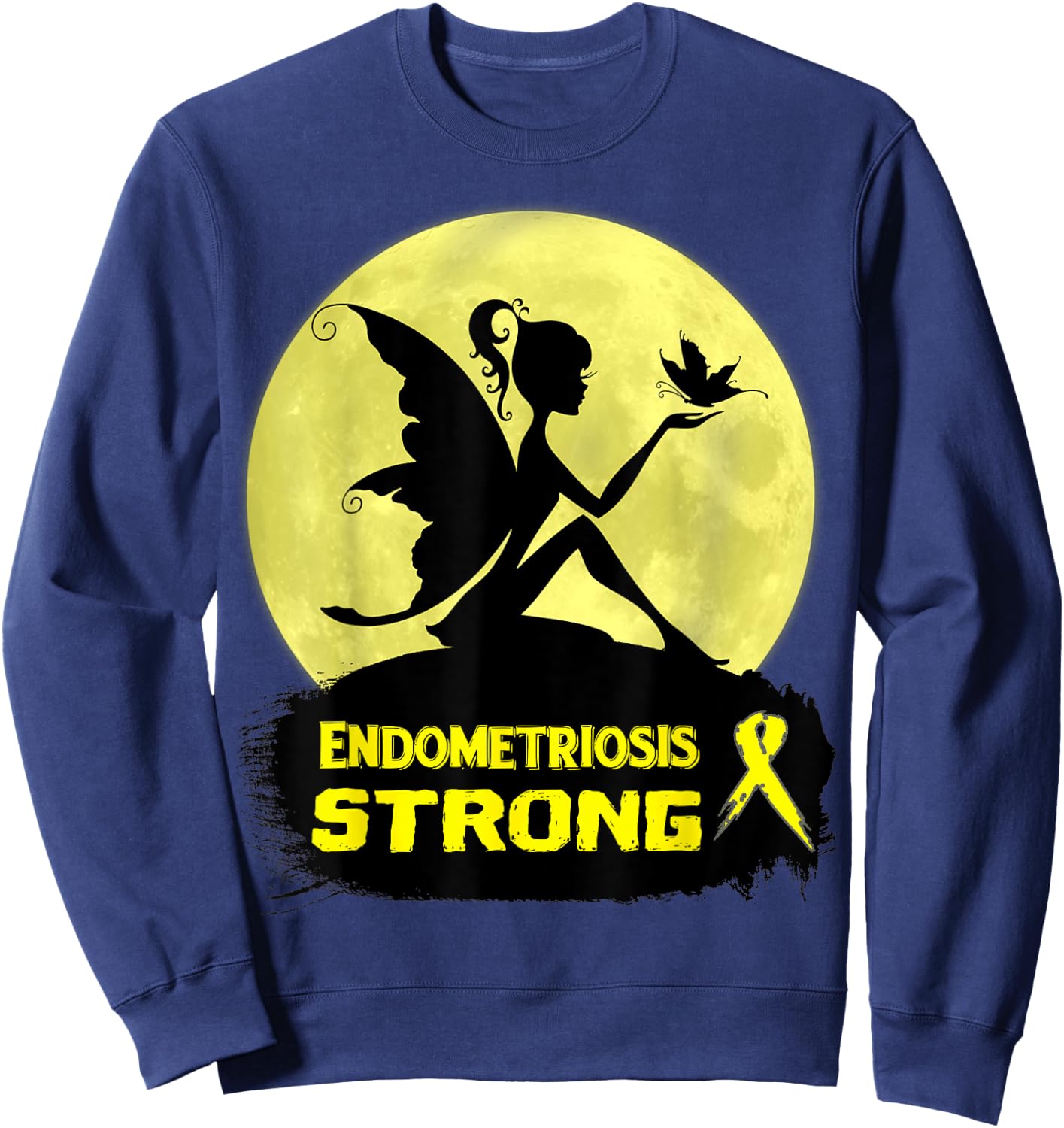 Endometriosis Awareness Sweatshirt - Sweatshirt | Navy
