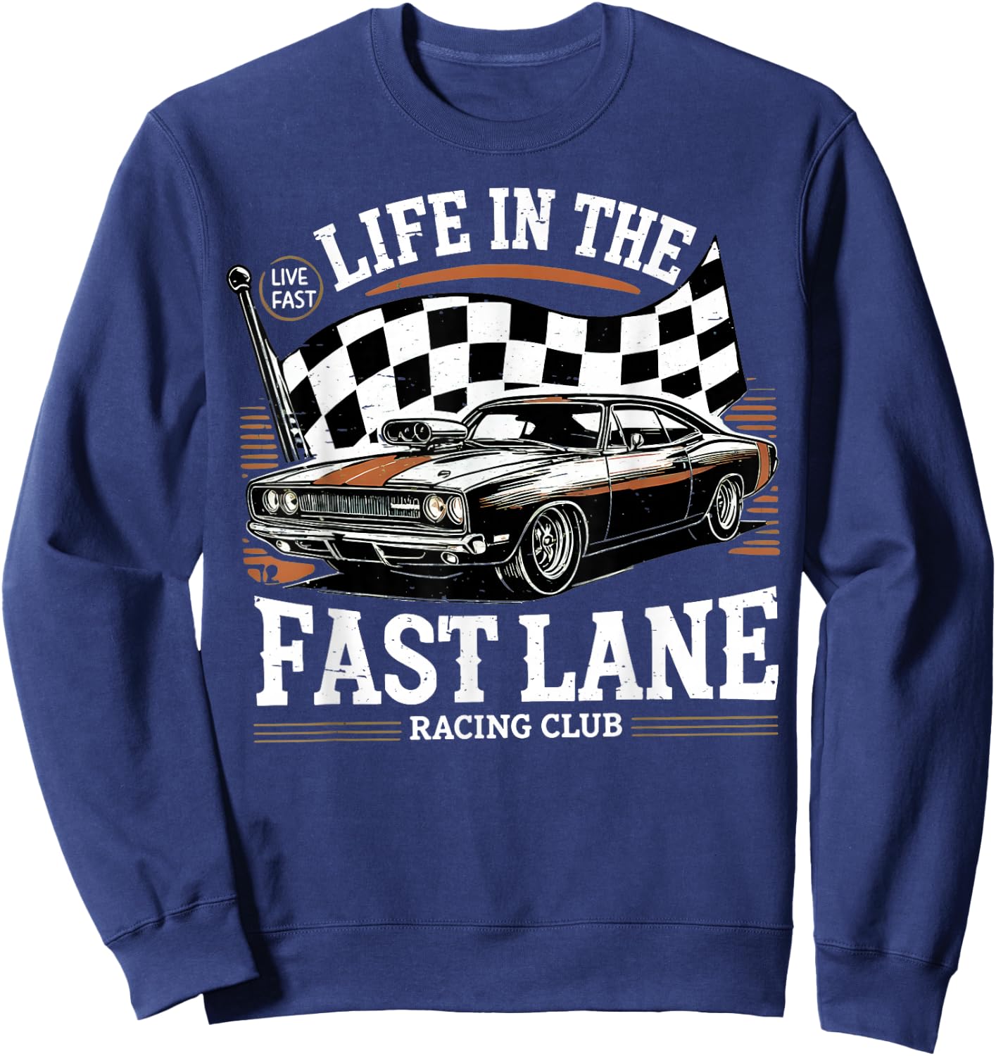Quote Racing Sweatshirt - Sweatshirt | Navy