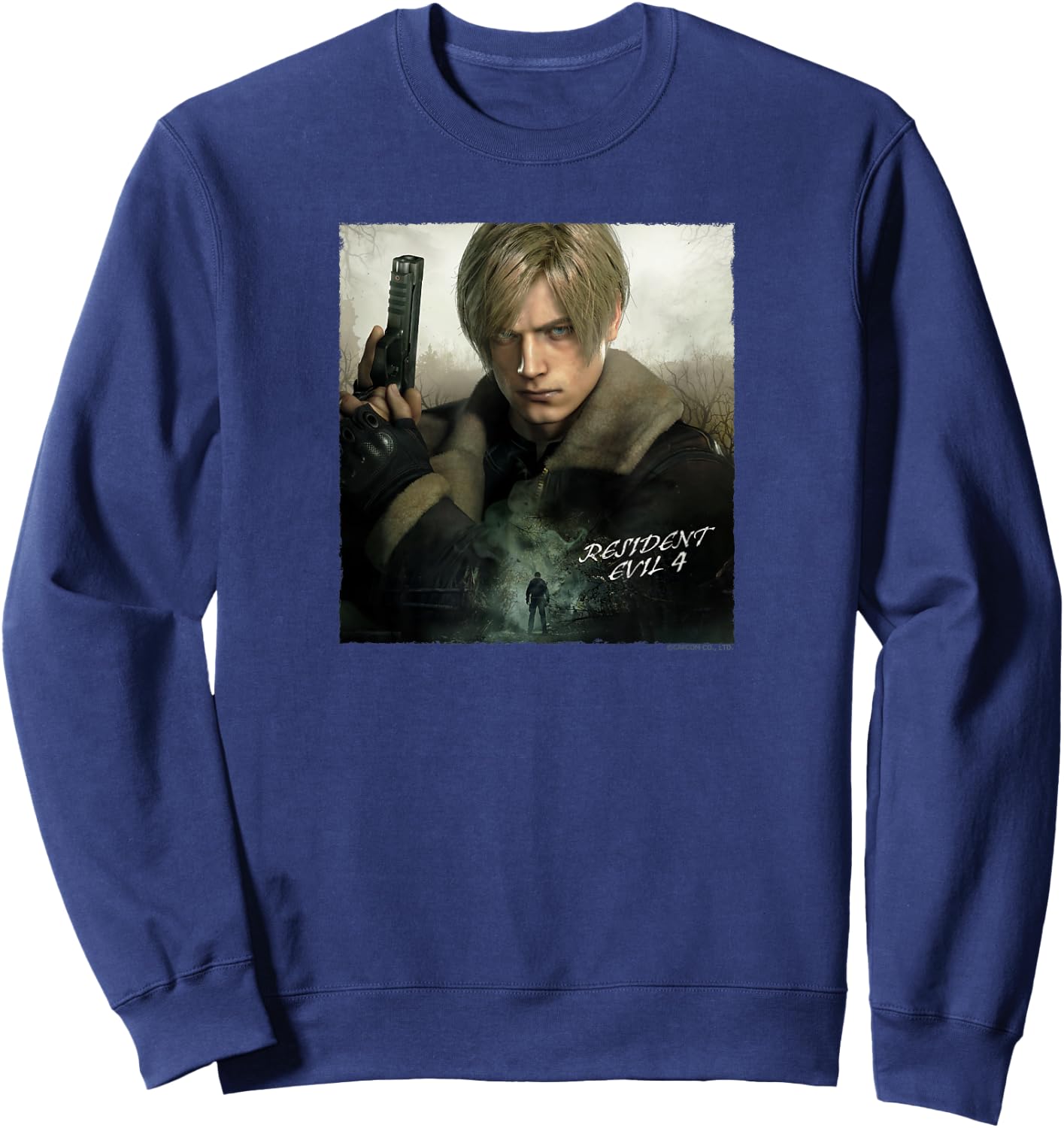 RESIDENT EVIL 4 Leon Sweatshirt - Sweatshirt | Navy