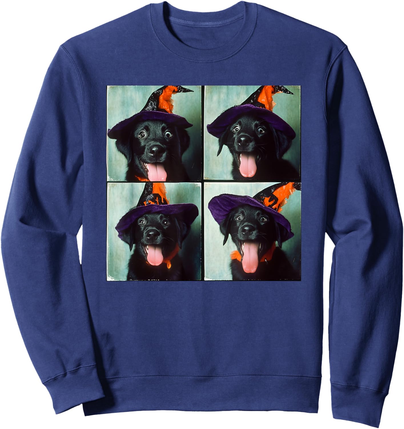 Black Lab Halloween Sweatshirt - Sweatshirt | Navy