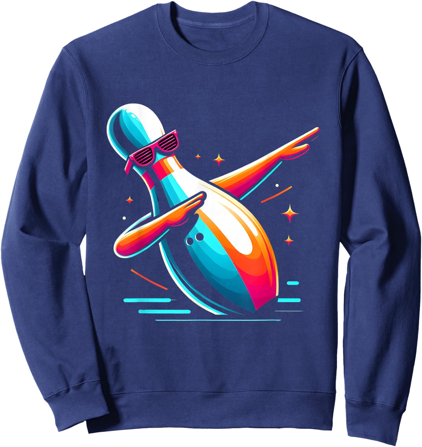 Retro Vaporwave Sweatshirt - Sweatshirt | Navy