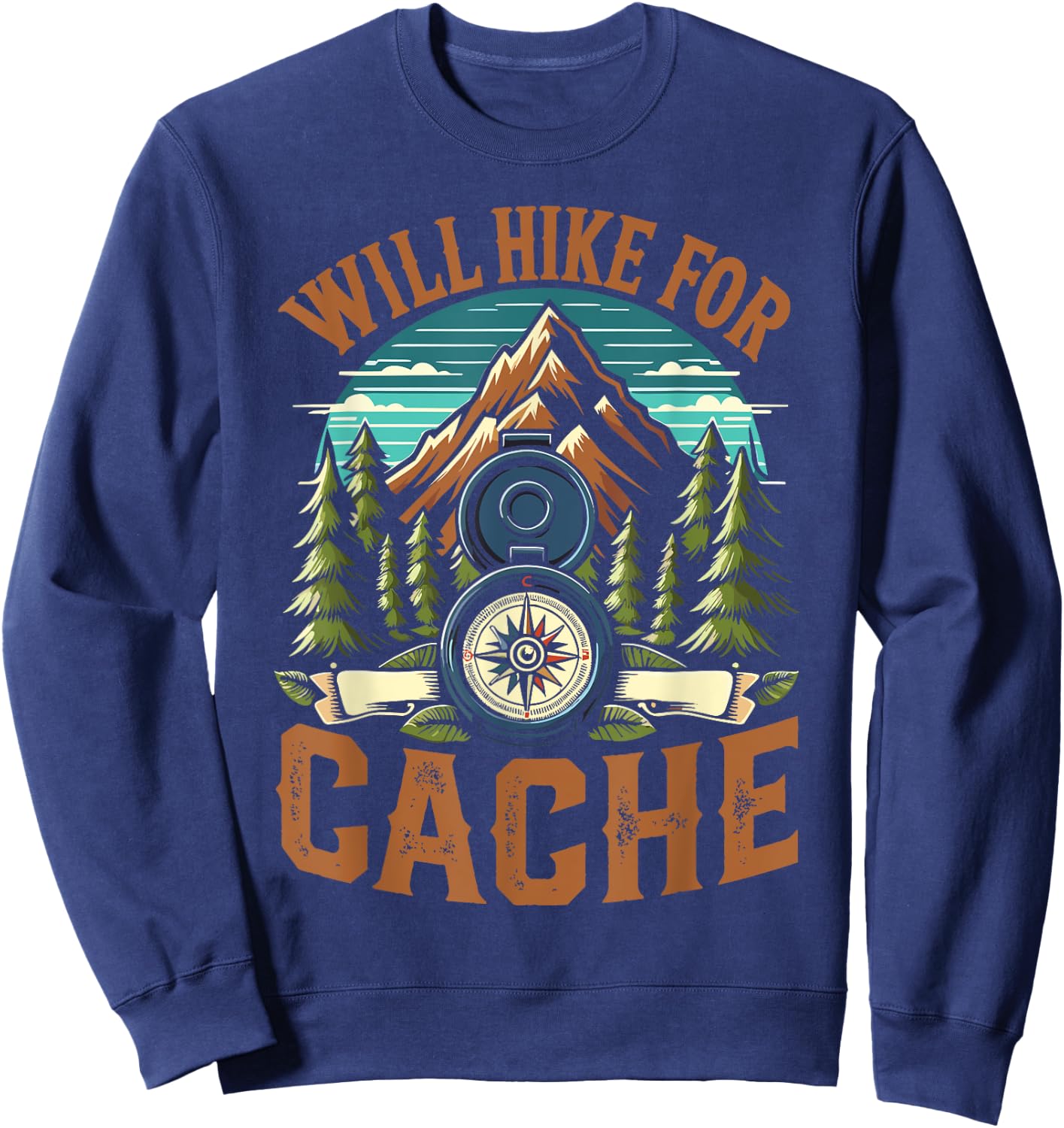 Geocache Enthusiasts Geocaching Sweatshirt - Sweatshirt | Navy