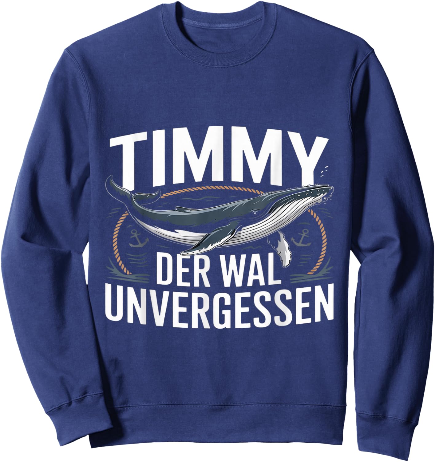 Unvergessen Timmy Hope Der Buckelwal Sweatshirt - Sweatshirt | Navy