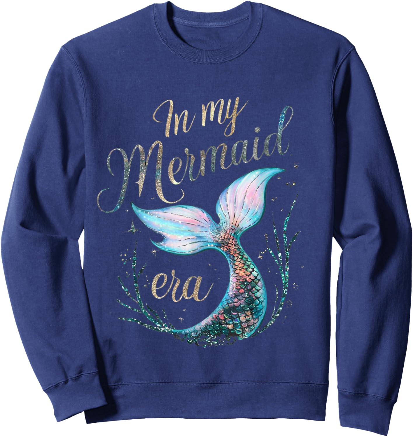 In My Mermaid Era Sweatshirt - Sweatshirt | Navy