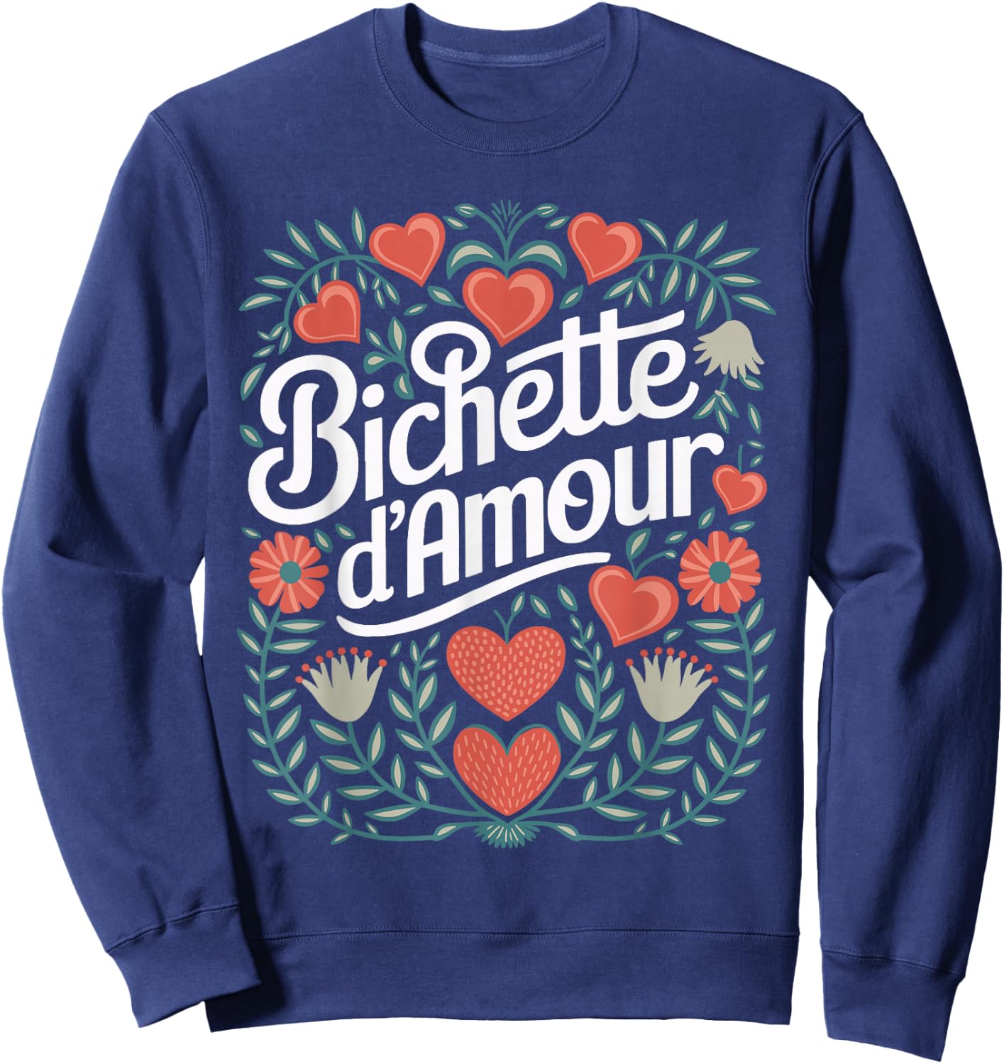 Bichette d'Amour Gift Women's Bichette d'Amour , Black, S Sweatshirt - Sweatshirt | Navy