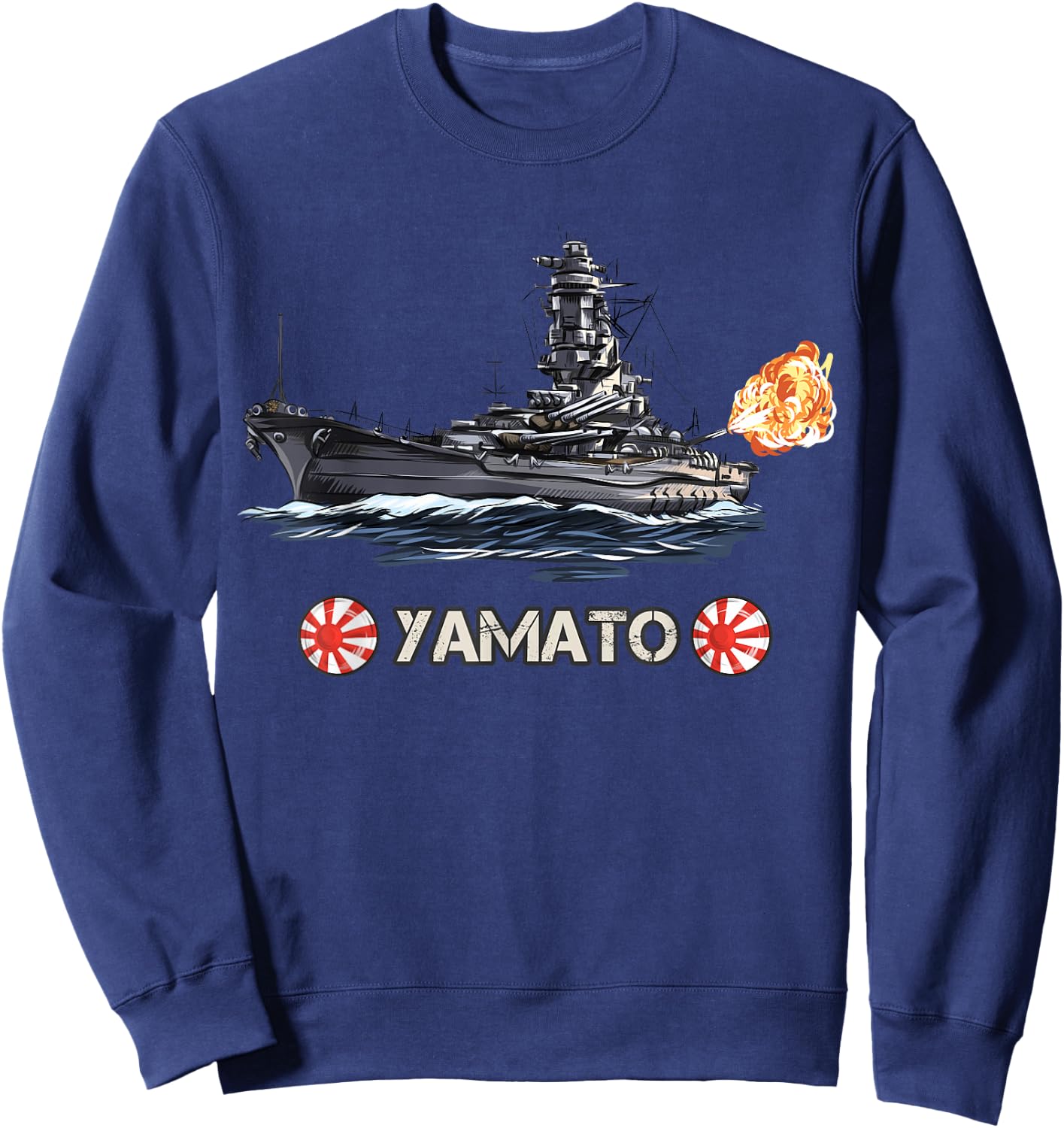 Japanisches Schlachtschiff Yamato aus dem 2. Sweatshirt - Sweatshirt | Navy