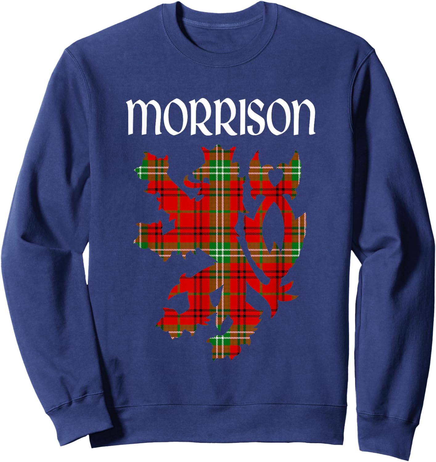 Clan Morrison Tartan Scottish Family Name Scotland Pride Sweatshirt - Sweatshirt | Navy