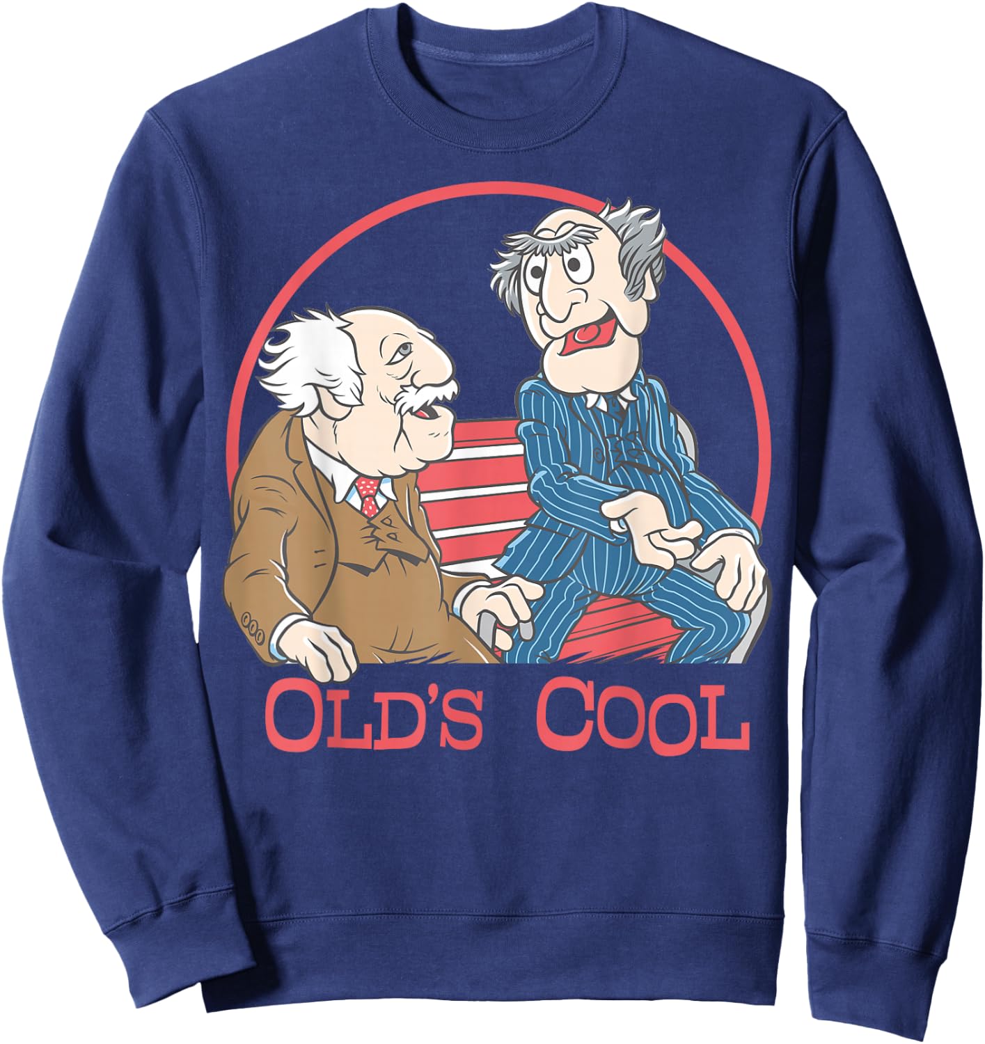 Disney The Muppets Statler and Waldorf Old's Cool Sweatshirt - Sweatshirt | Navy