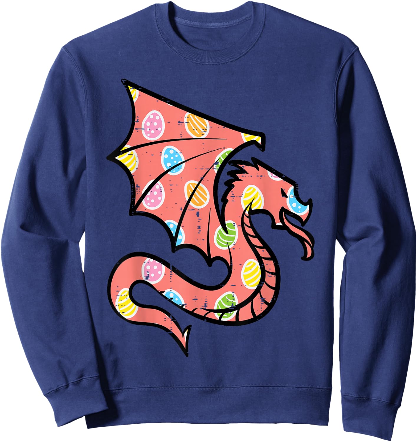 Easter Dragon Eggs Hunting Women Girls Boys Kids Men Youth Sweatshirt - Sweatshirt | Navy