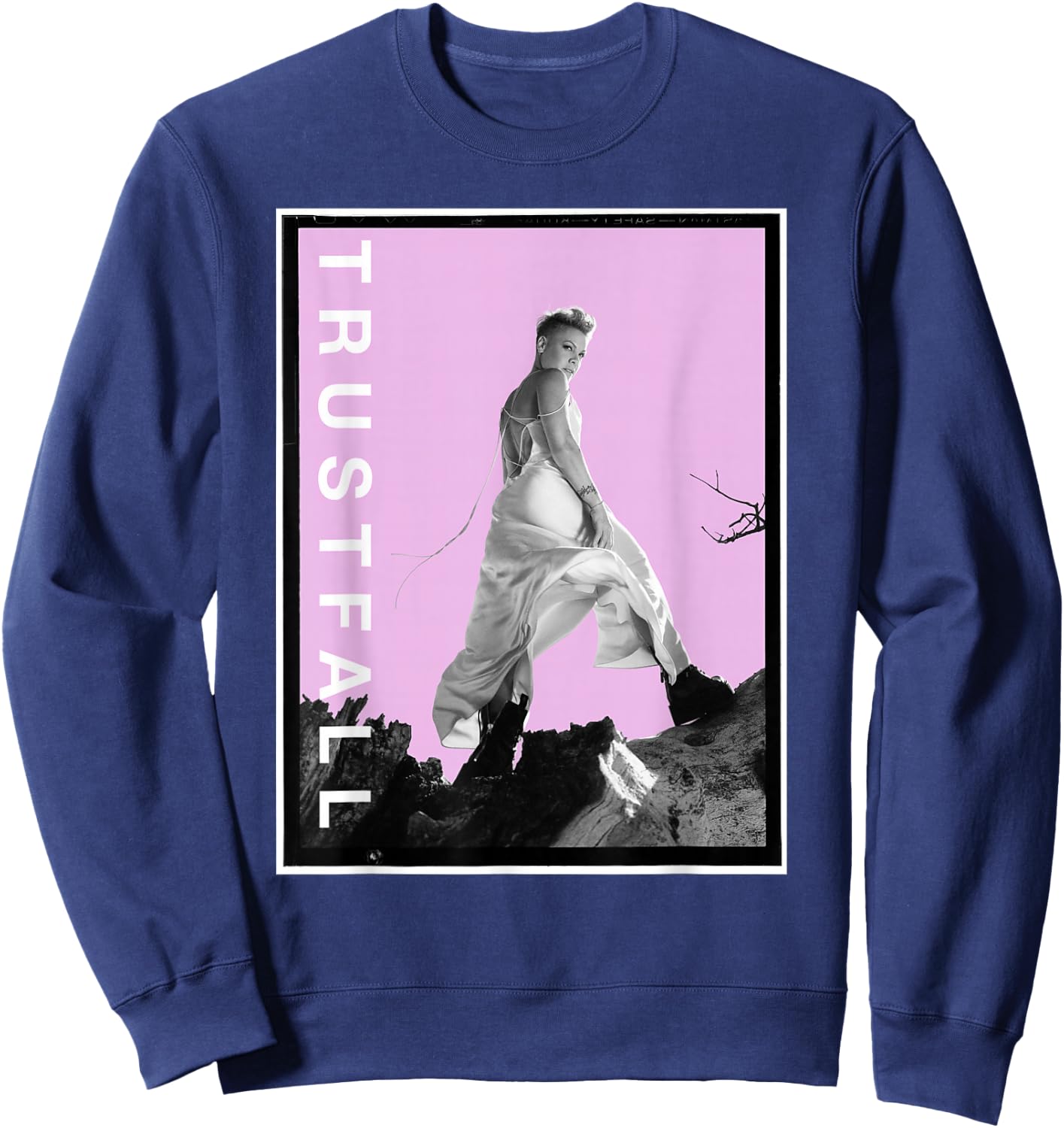 P! NK Trustfall , black Sweatshirt - Sweatshirt | Navy