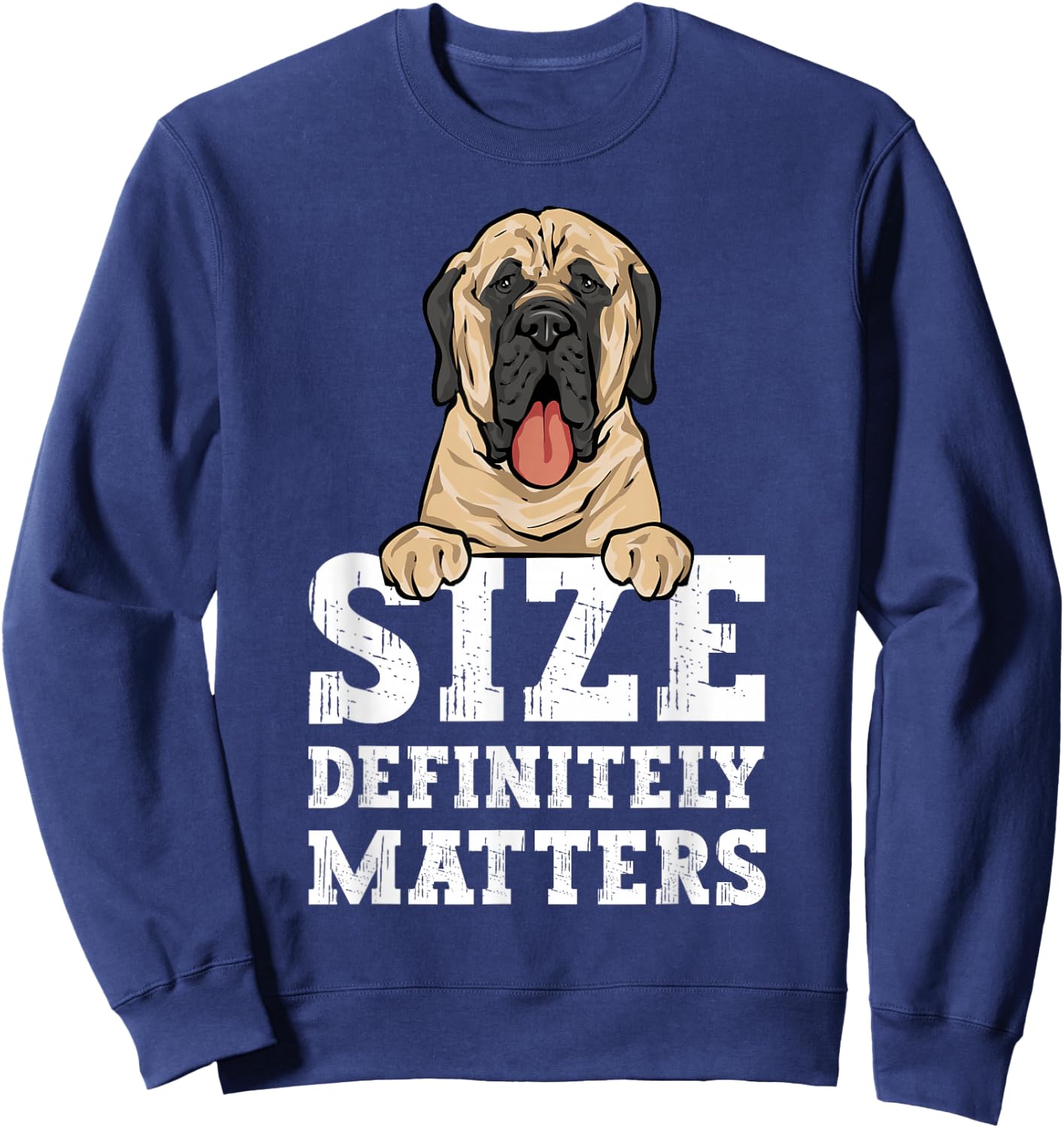 Mastiff Old English Mastiff Dog Sweatshirt - Sweatshirt | Navy