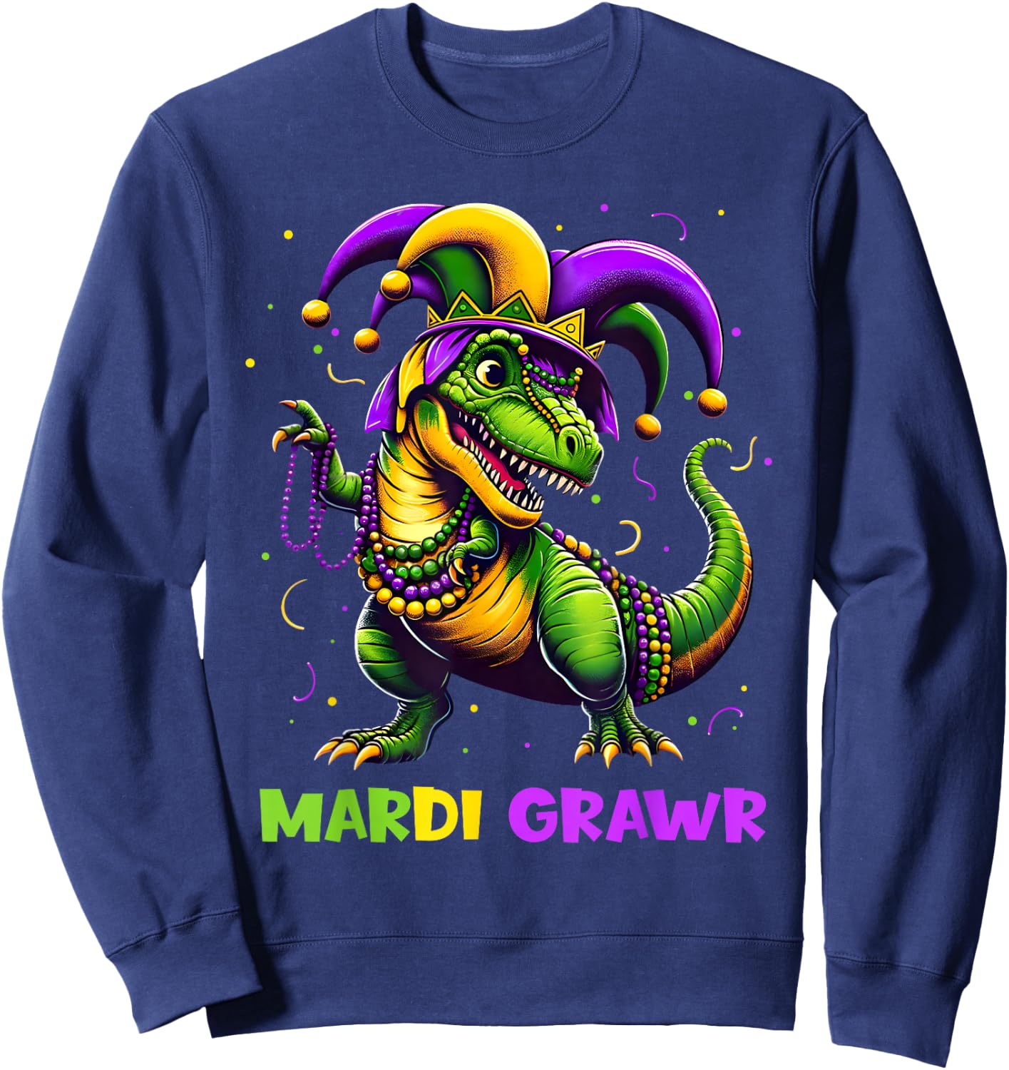 Toddler Kids Mardi Gras Boys Sweatshirt - Sweatshirt | Navy