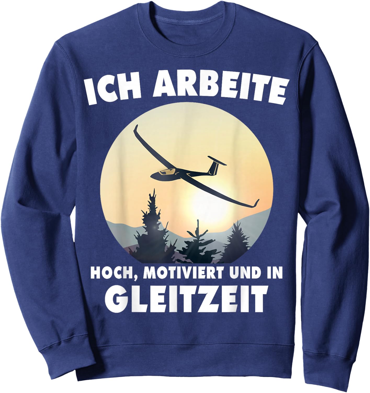 Segelfliegen Fliegen Segelflugschein Segelflug Segelflieger Sweatshirt - Sweatshirt | Navy