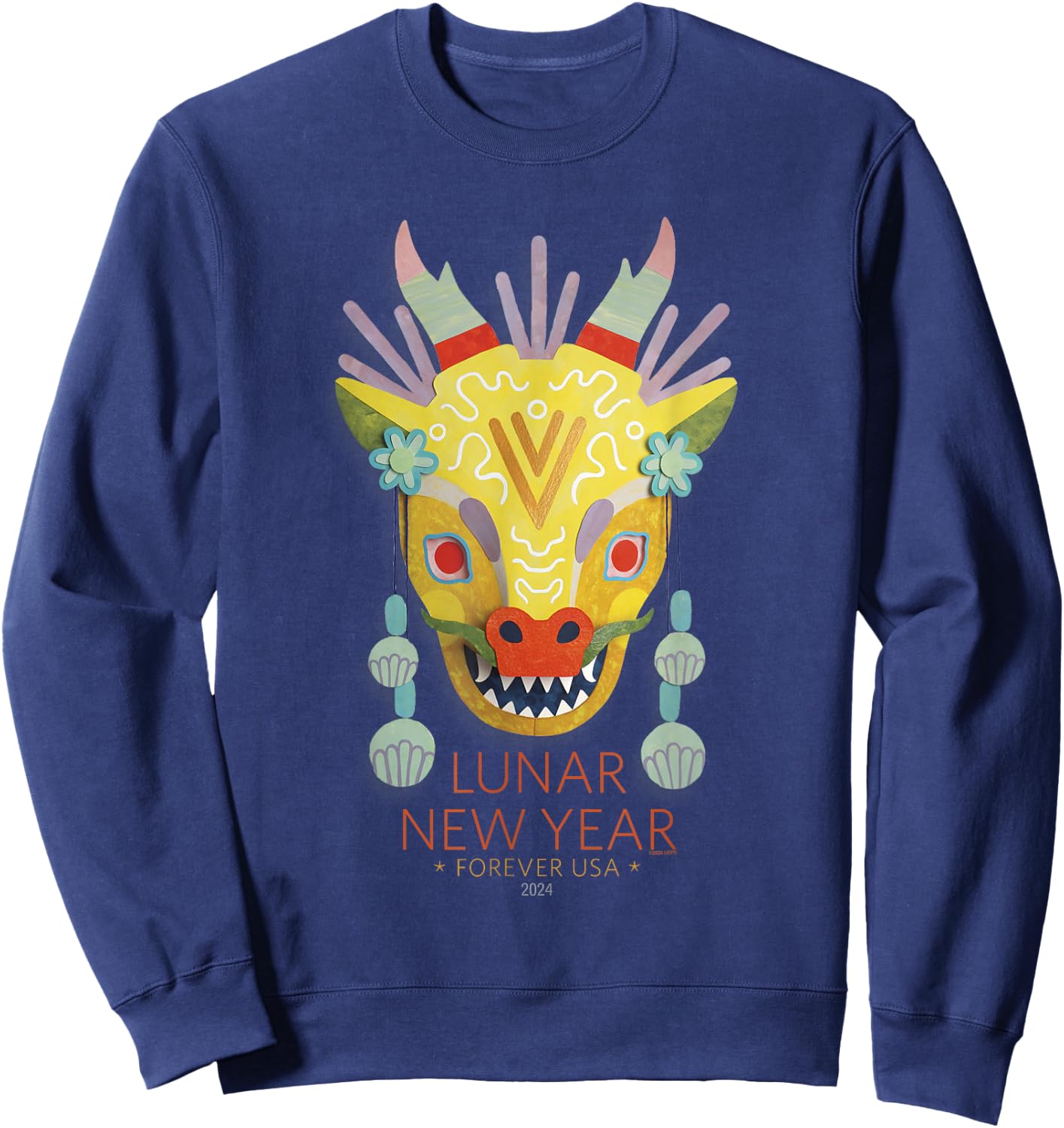USPS Lunar New Year - Dragon Sweatshirt - Sweatshirt | Navy