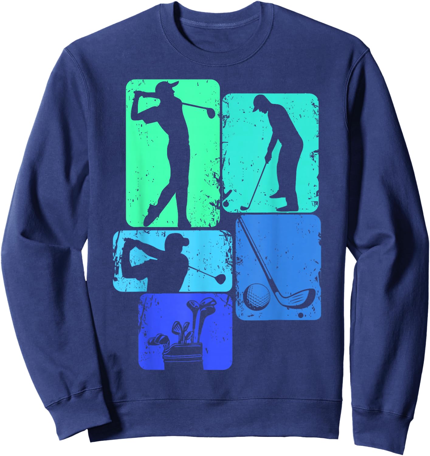 Golf Golfer Golfspieler Kinder Jungen Sweatshirt - Sweatshirt | Navy