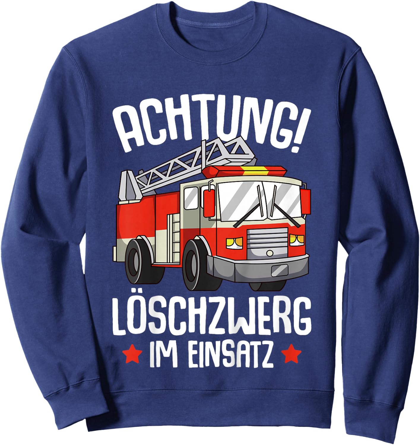 Fire Brigade Fire Engine Children's Boys' Sweatshirt - Sweatshirt | Navy