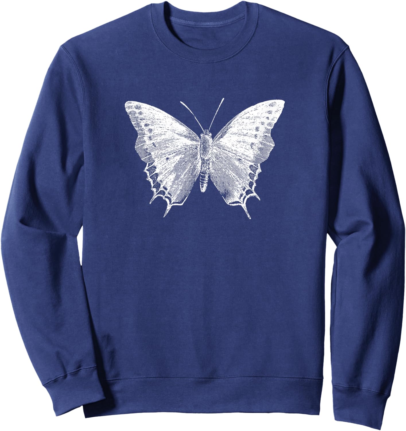 Mourning Cloak Butterfly Insect Bugs Sweatshirt - Sweatshirt | Navy