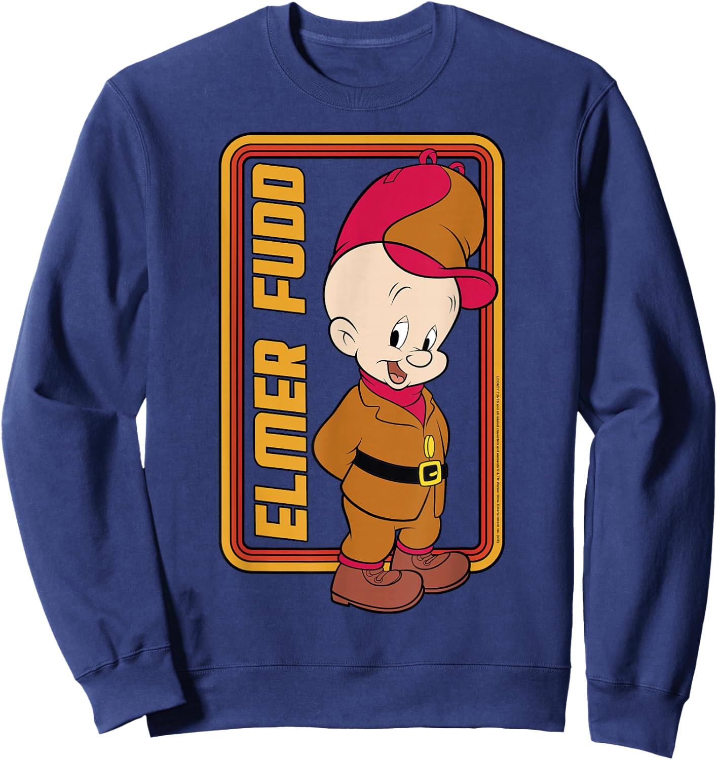 Looney Tunes Elmer Fudd Framed Portrait Sweatshirt - Sweatshirt | Navy