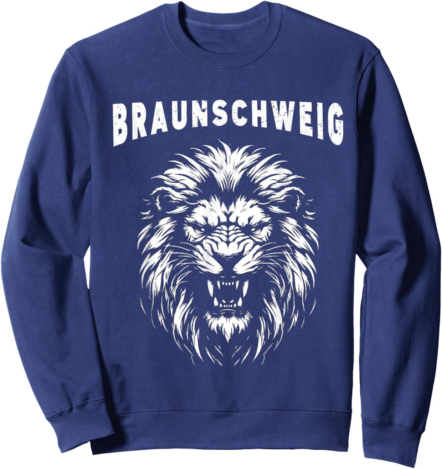 Braunschweig Lion City Lower Saxony Football , black Sweatshirt - Sweatshirt | Navy