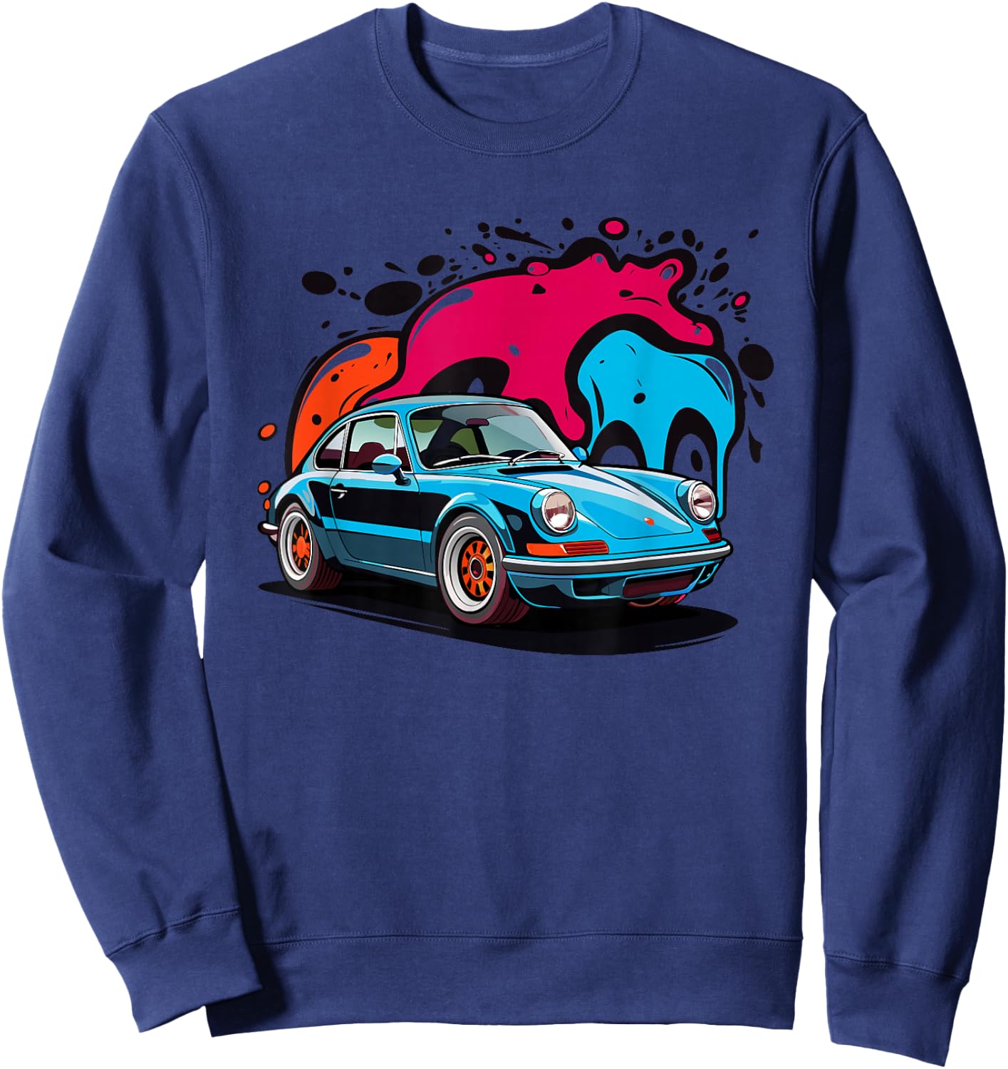 964 930 911 Sports Car Sweatshirt - Sweatshirt | Navy