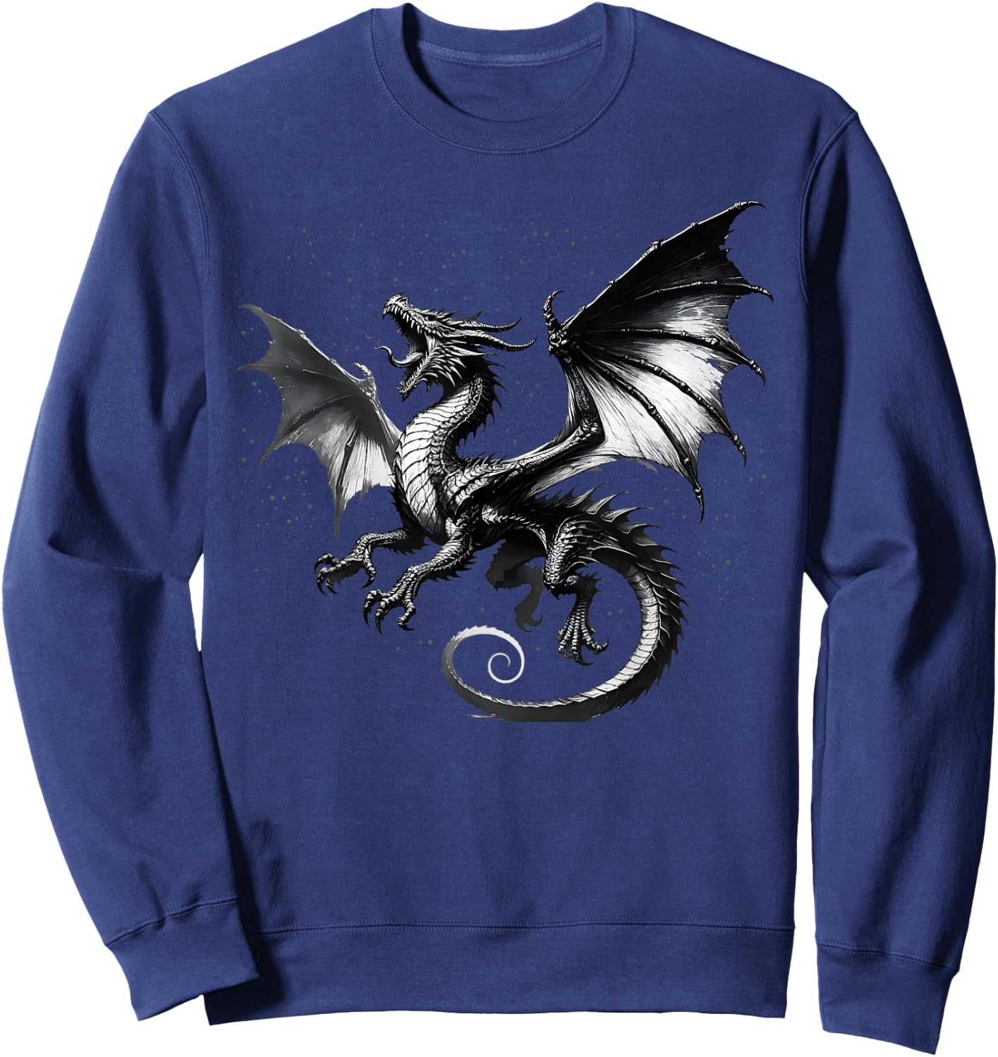 Dragon Medieval Ren Faire Lazy Costume Sweatshirt - Sweatshirt | Navy