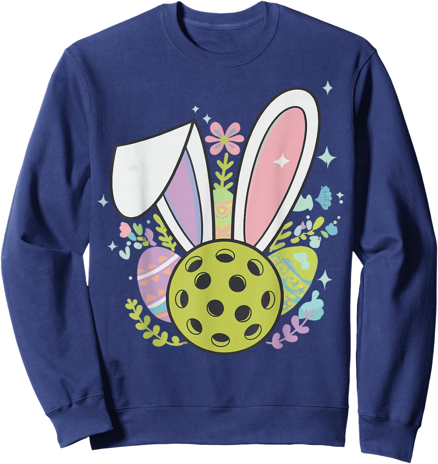Pickleball Easter Sweatshirt - Sweatshirt | Navy