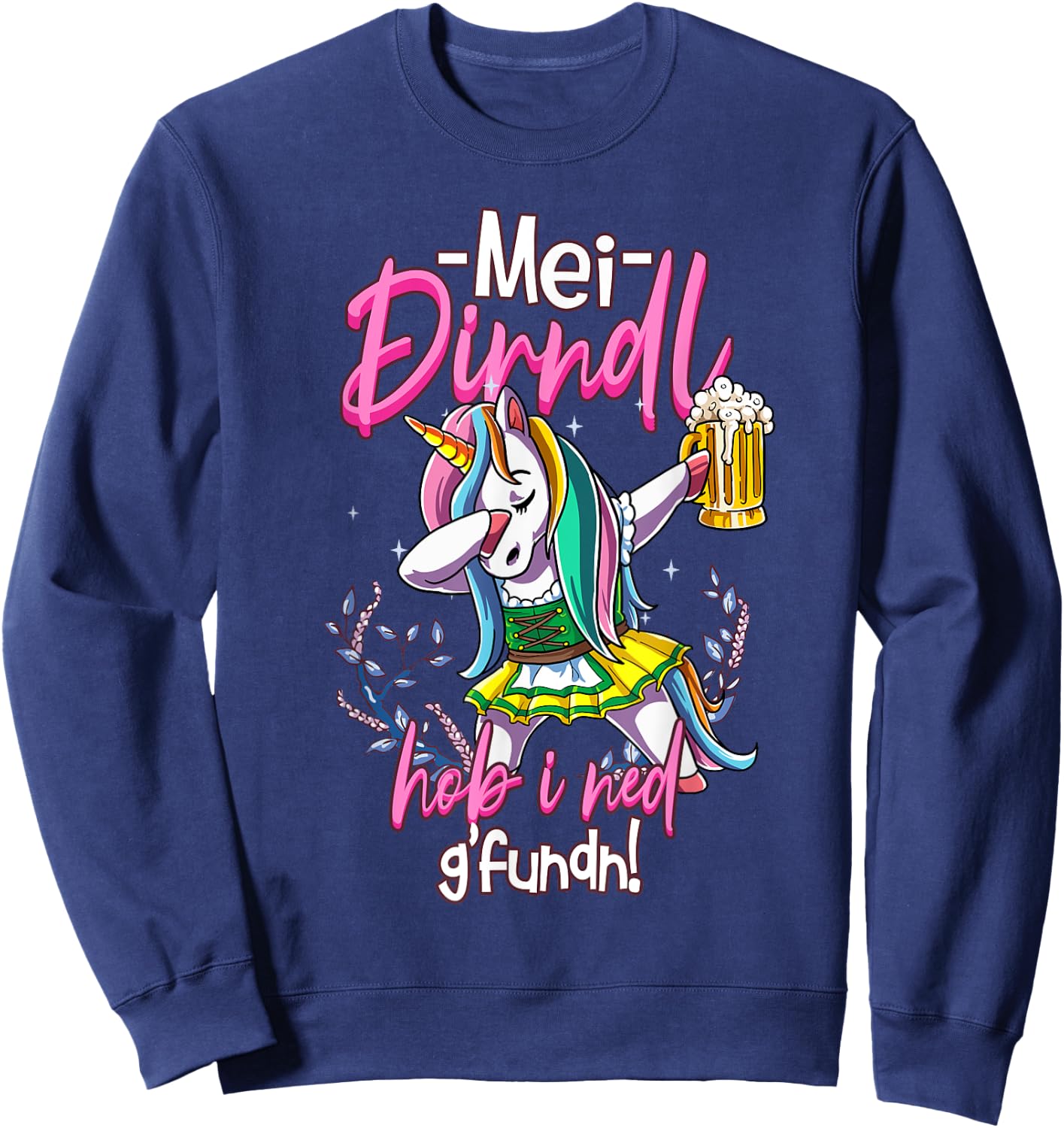 MEI Dirndl is In Da Wäsch Sweatshirt - Sweatshirt | Navy