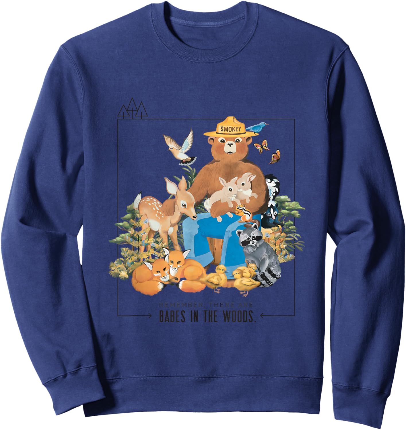 Smokey Bear Officially Licensed Sweatshirt - Sweatshirt | Navy