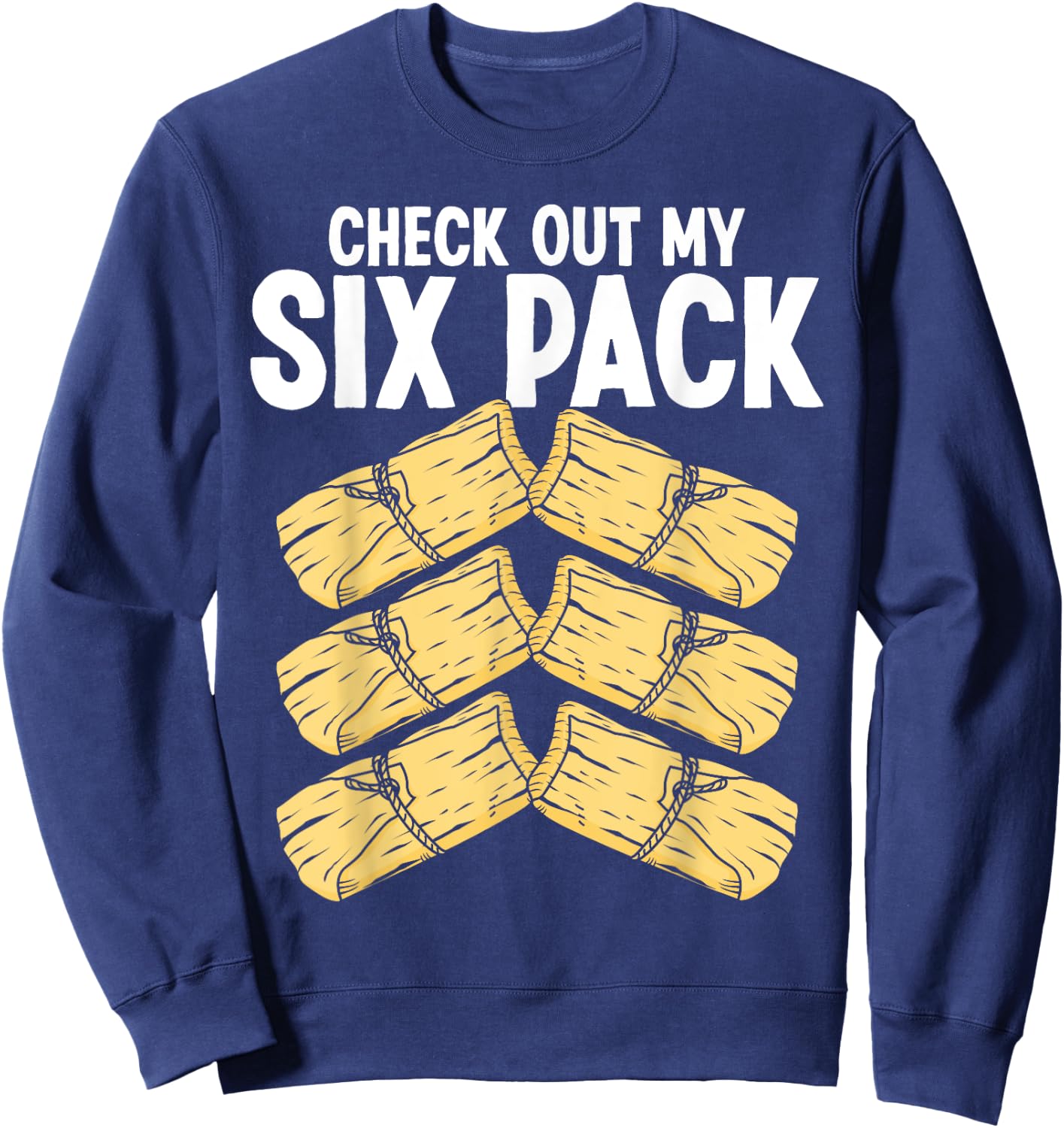 Mexican Chicken Tamales Making Mexico Food Tamale Husks Sweatshirt - Sweatshirt | Navy