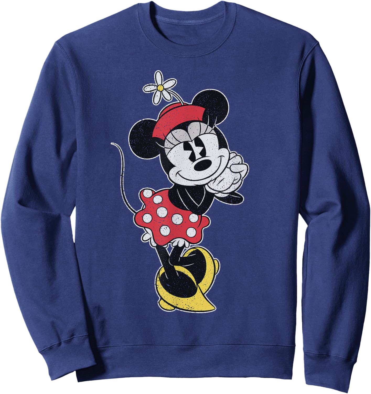 Disney Vintage Minnie Mouse Sweetheart Pose Small Sweatshirt - Sweatshirt | Navy