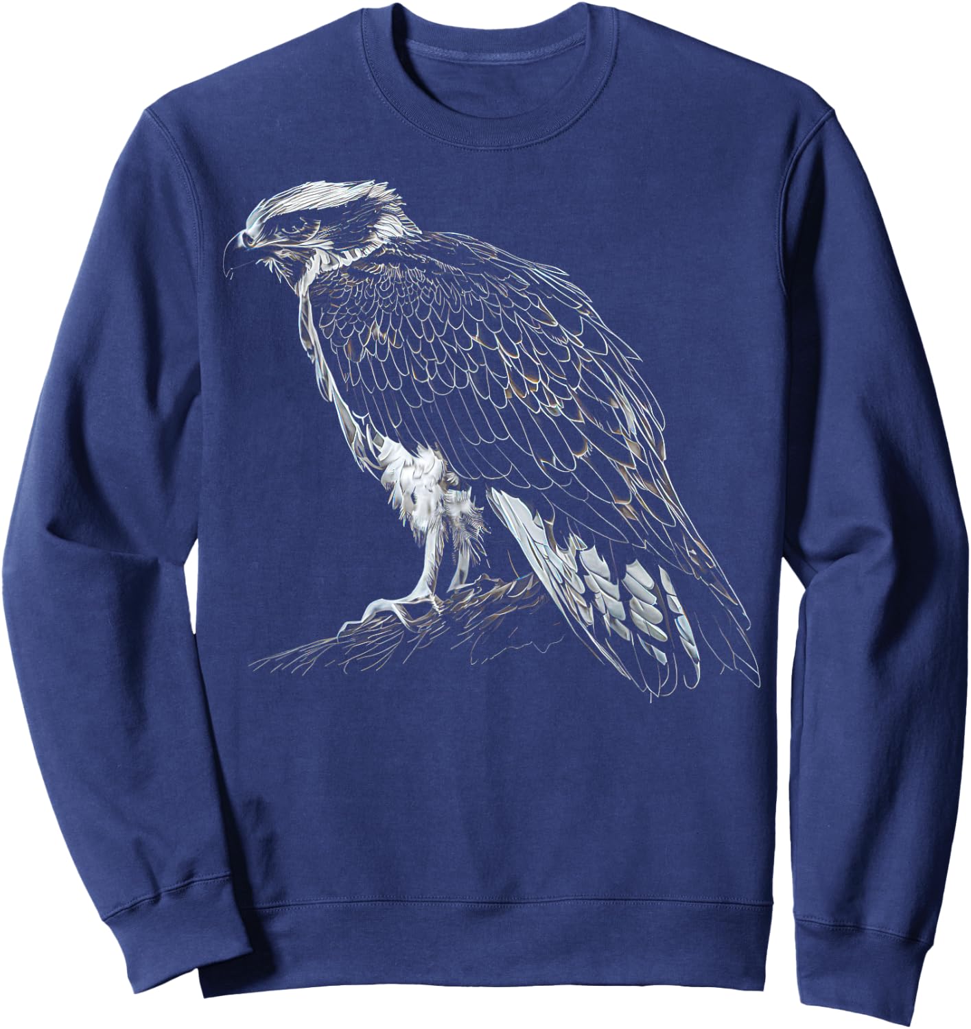Birds of Prey , Osprey Hawk Sweatshirt - Sweatshirt | Navy