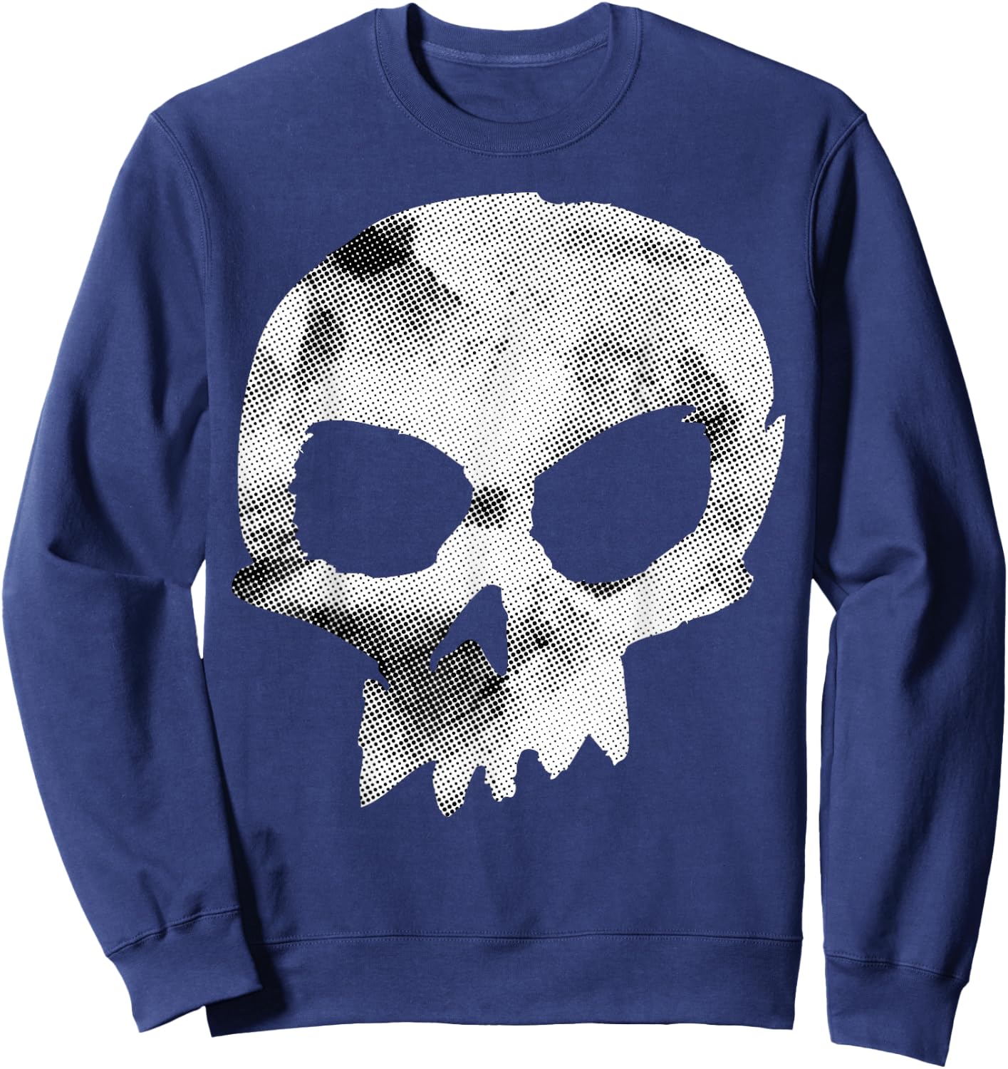 Disney Pixar Toy Story Sid Skull Classic Big Chest Emblem Sweatshirt - Sweatshirt | Navy