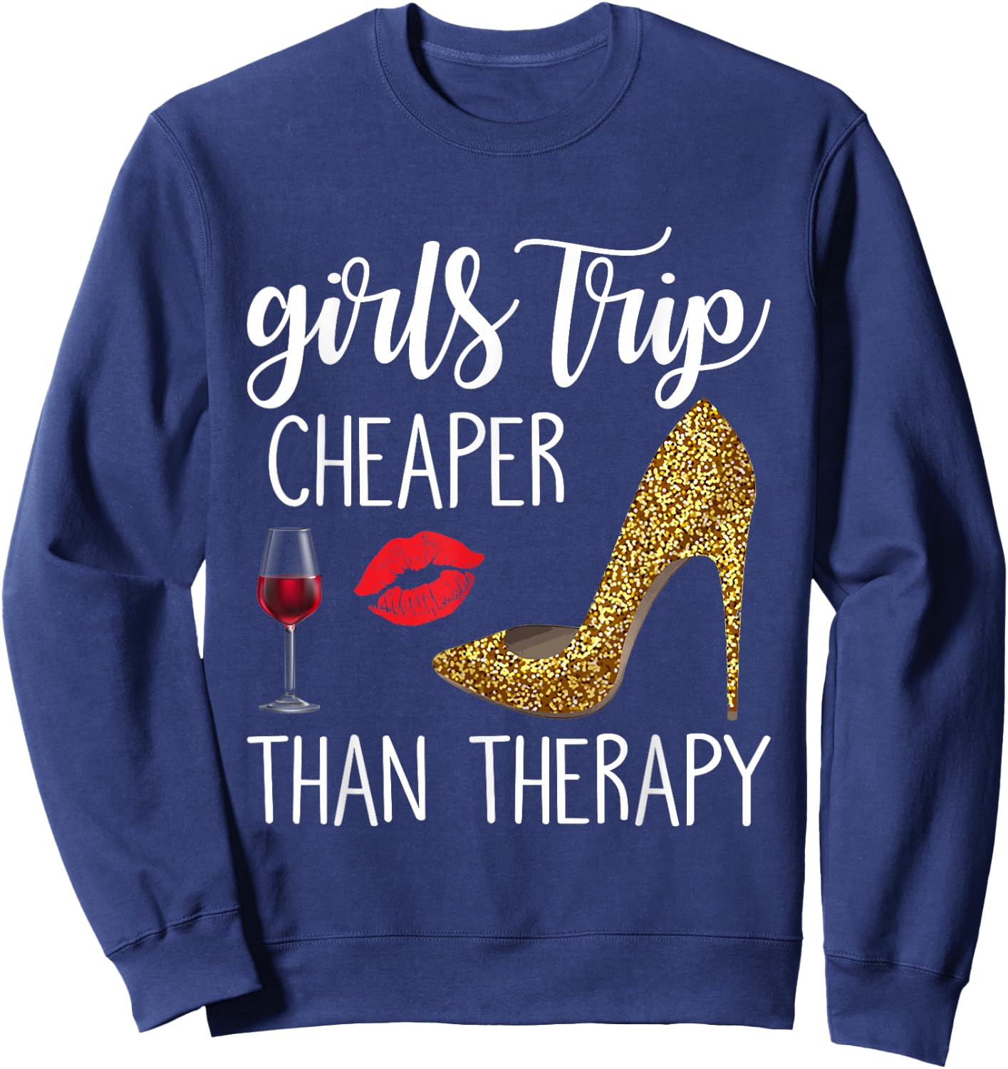 Girls Weekend 2025 Women Girls Trip Travel 2025 Sweatshirt - Sweatshirt | Navy