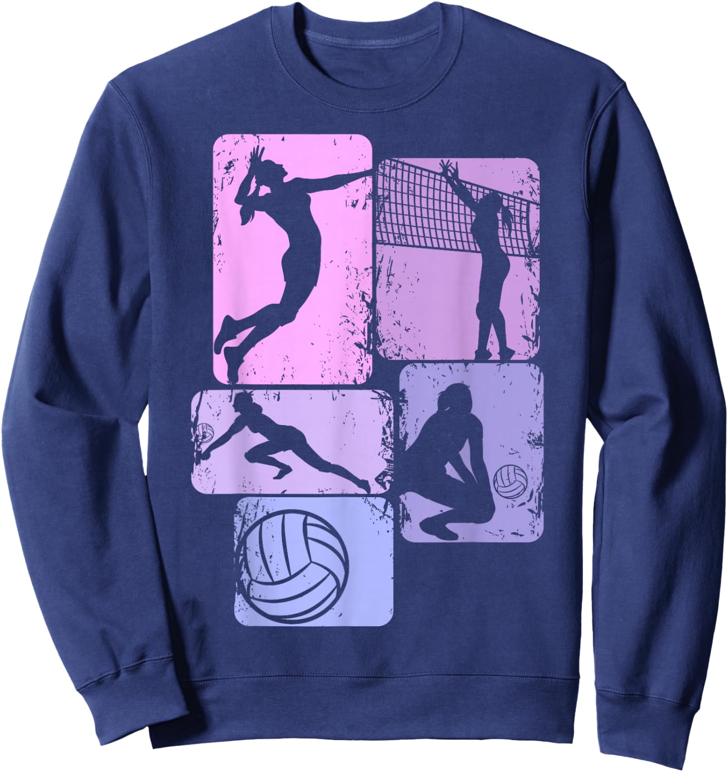 Volleyball Girl's Volleyballer Women's , black Sweatshirt - Sweatshirt | Navy