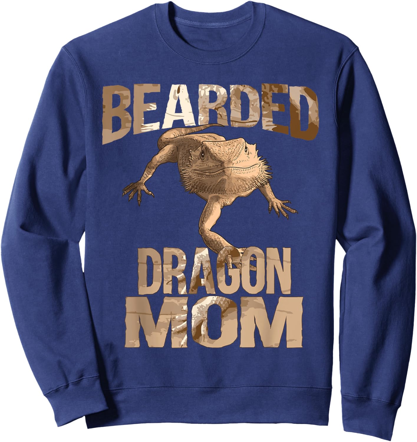 Cool Bearded Dragon Art Girls Bearded Dragon Lover Sweatshirt - Sweatshirt | Navy