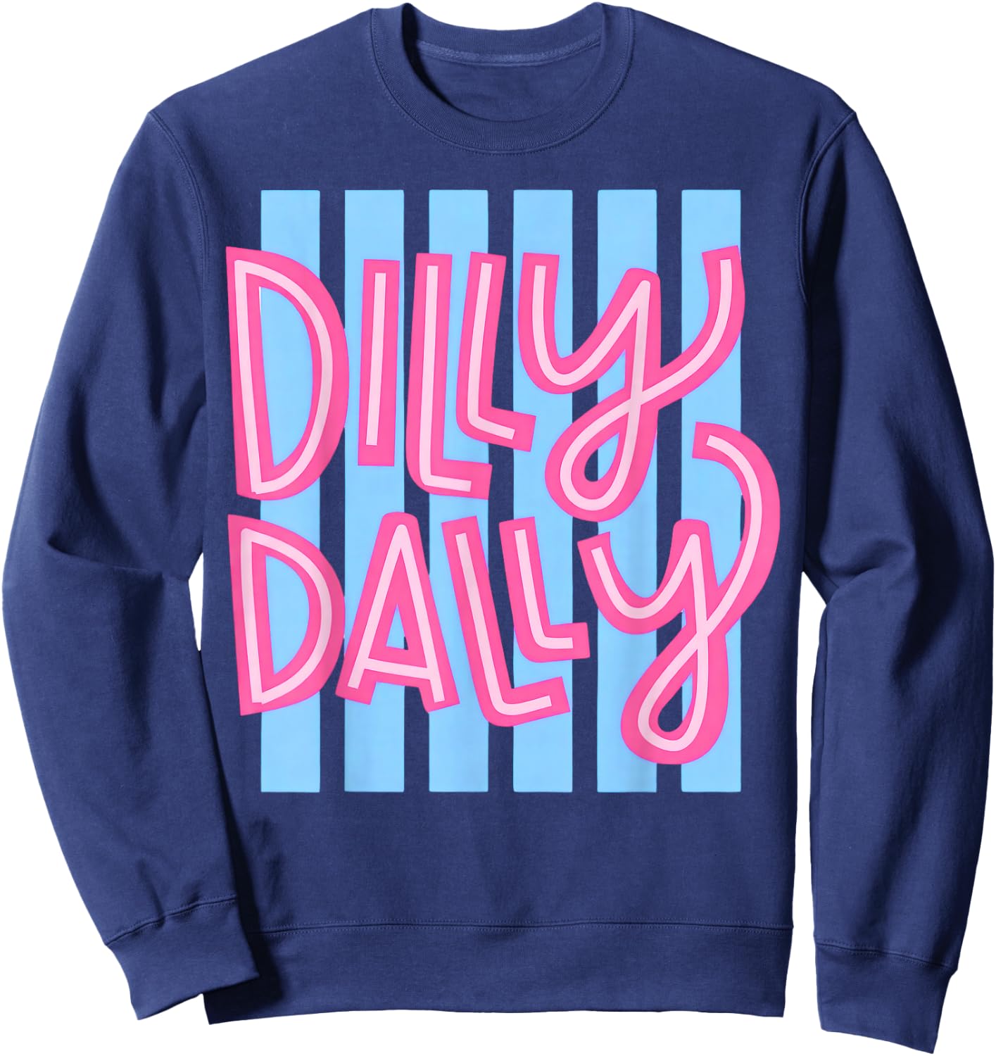 Dilly Dally, Spring Summer Sweatshirt - Sweatshirt | Navy