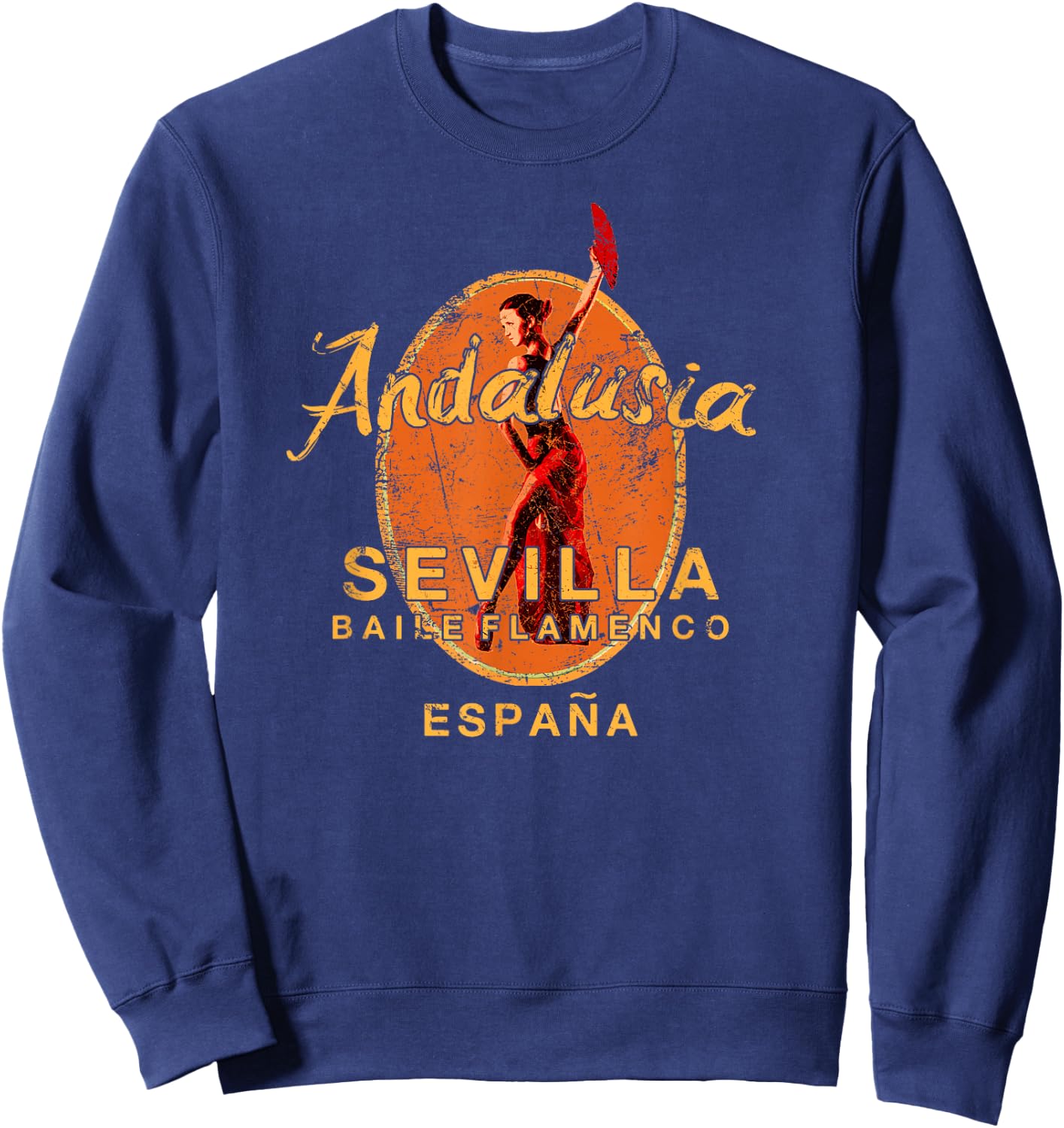 Spain Seville Flamenco Dance Andalusia Sevilla Espana Sweatshirt - Sweatshirt | Navy