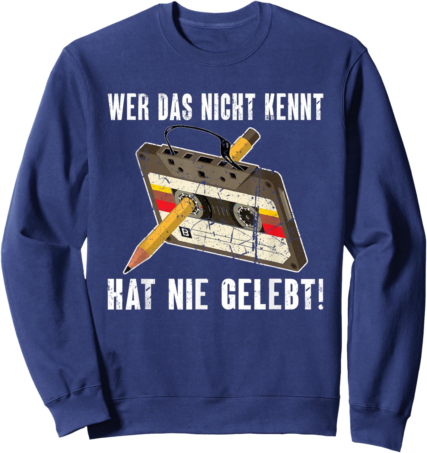 80s Outfit, Men's 90s Outfit, Women's Sweatshirt - Sweatshirt | Navy