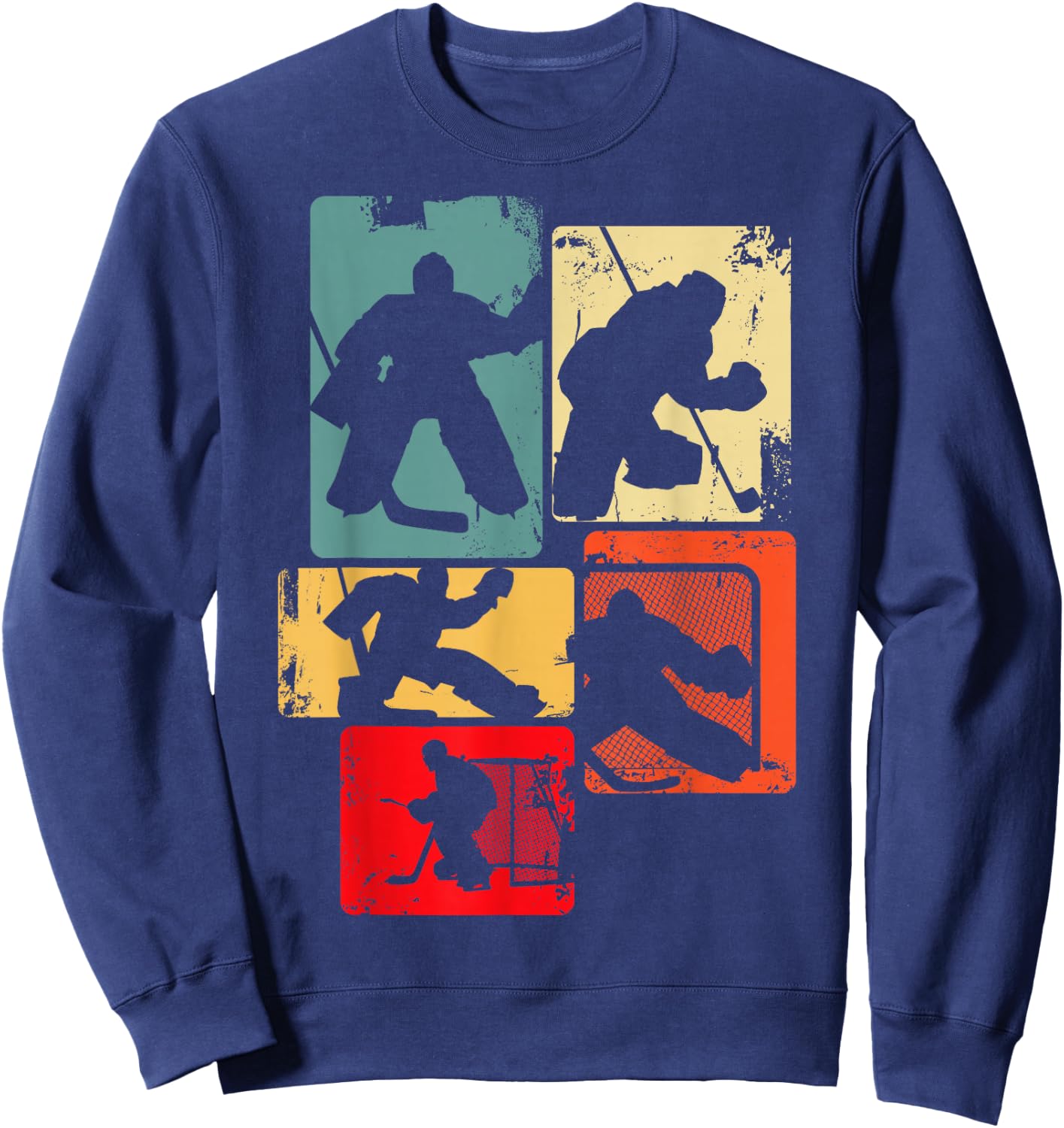 Eishockey Torwart Jungen Männer Kinder Sweatshirt - Sweatshirt | Navy