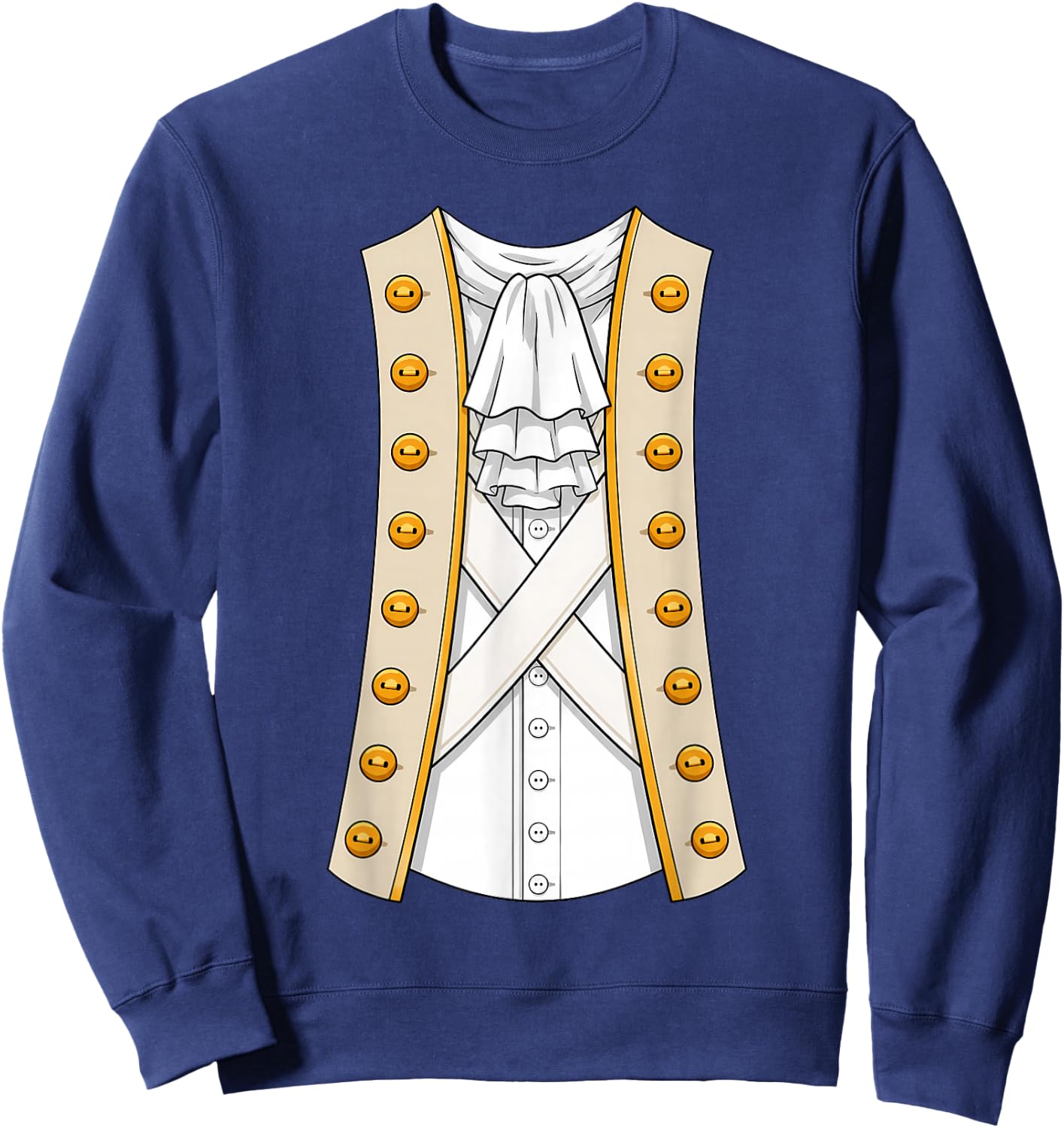 George Washington Revolutionary War Costume Sweatshirt - Sweatshirt | Navy