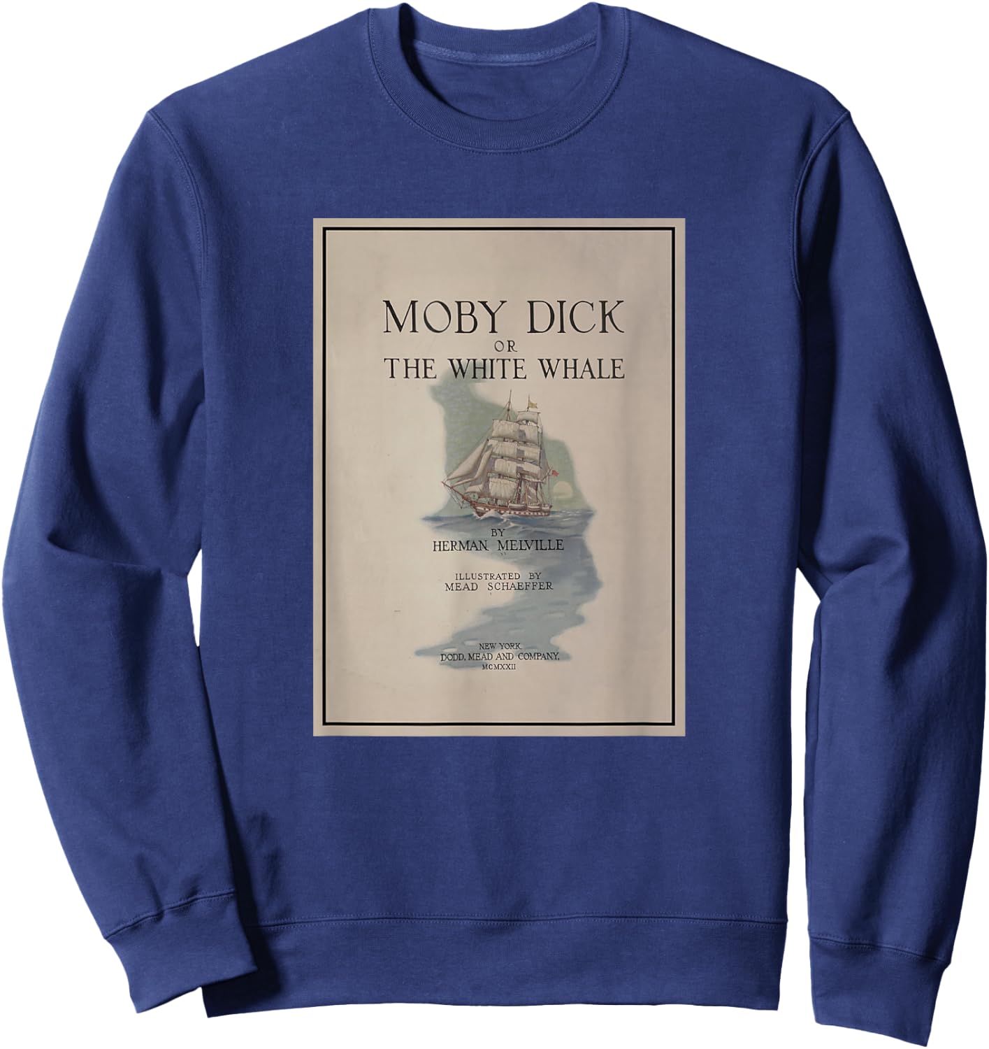 Moby Dick Cover Sweatshirt - Sweatshirt | Navy