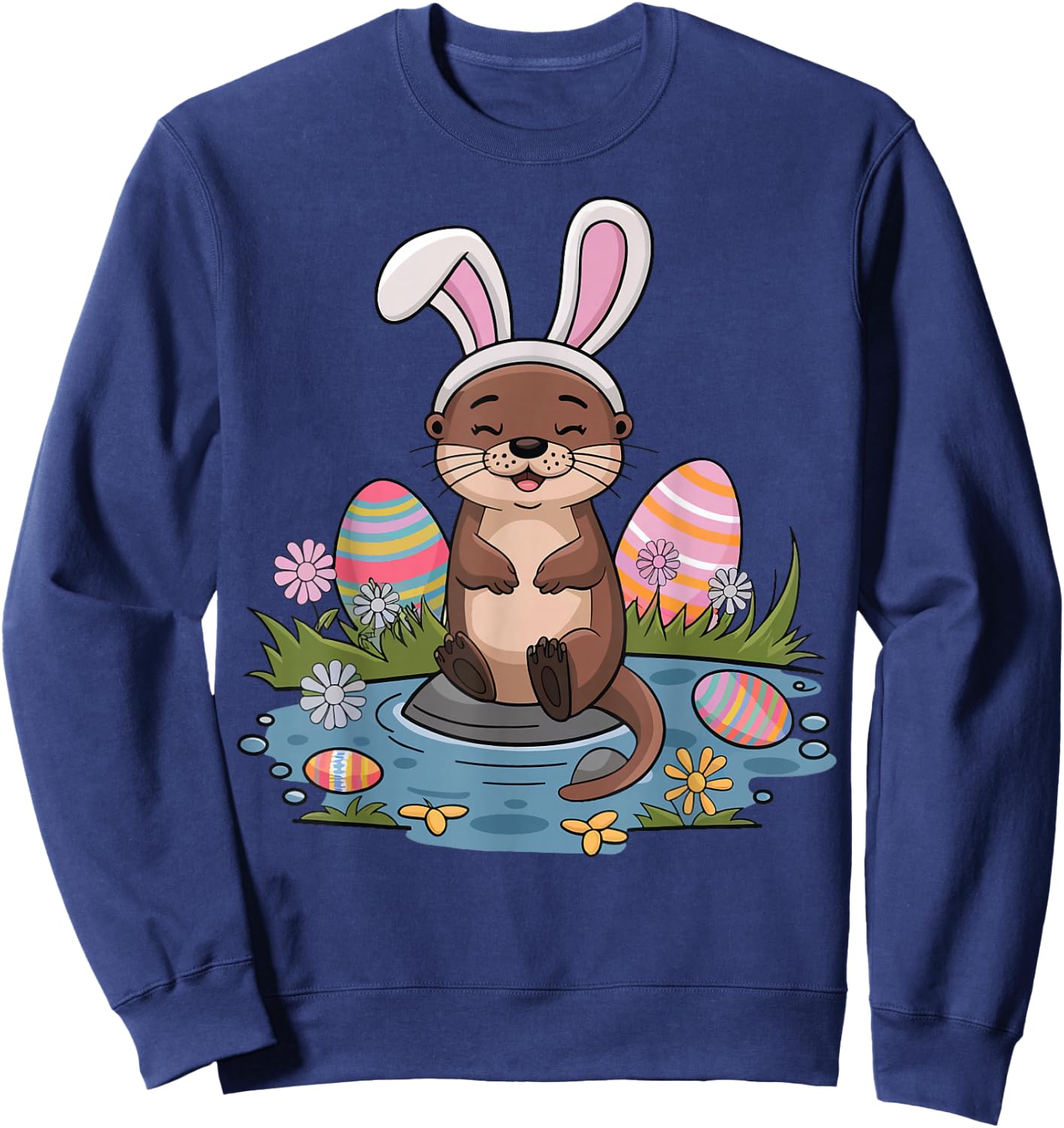 Easter Otter Sweatshirt - Sweatshirt | Navy